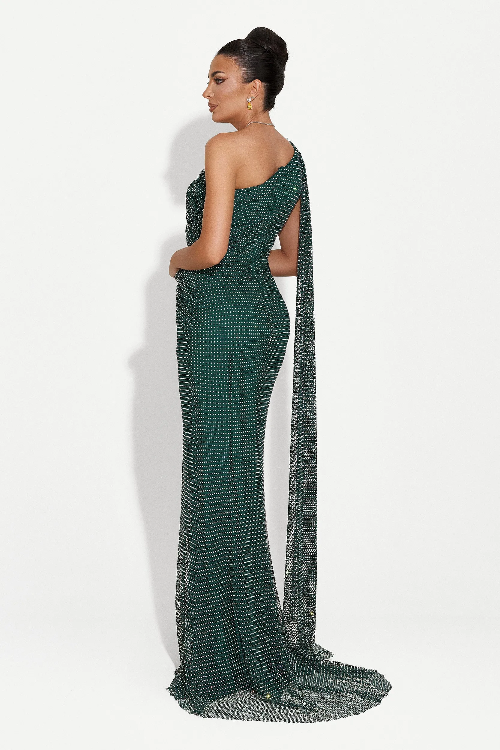 Rochie dama lunga verde Casida Bogas sold by bogas product image thumbnail 3