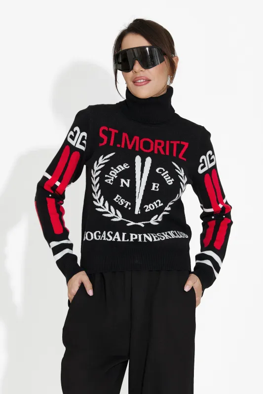 Pulover dama casual negru Fabina Bogas sold by bogas