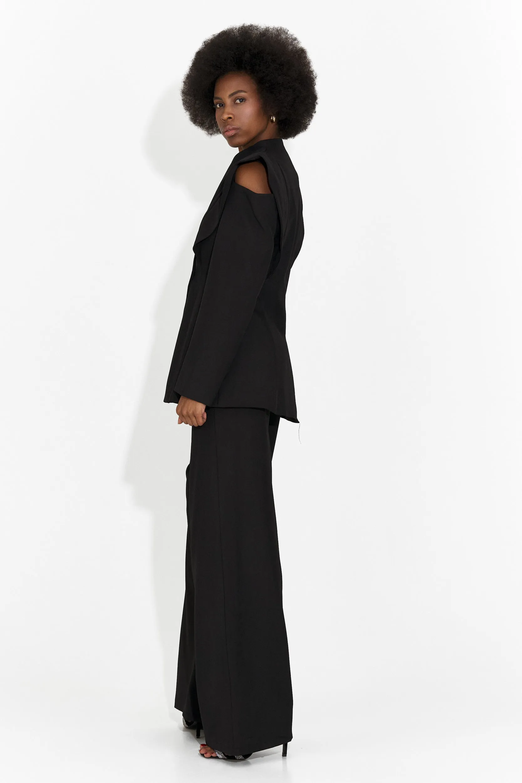 Costum dama elegant negru Latefa Bogas sold by bogas product image thumbnail 4