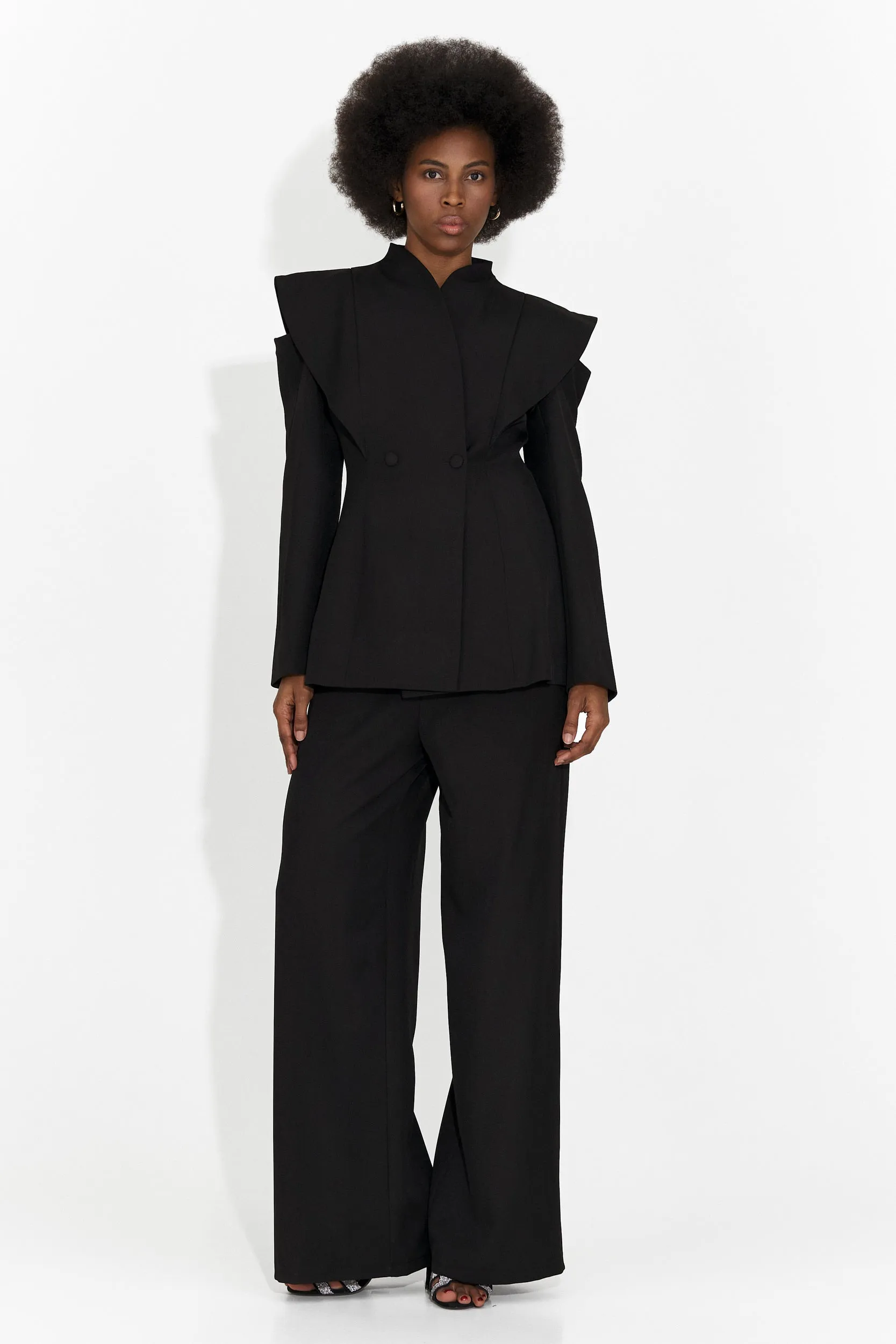 Costum dama elegant negru Latefa Bogas sold by bogas product image thumbnail 3