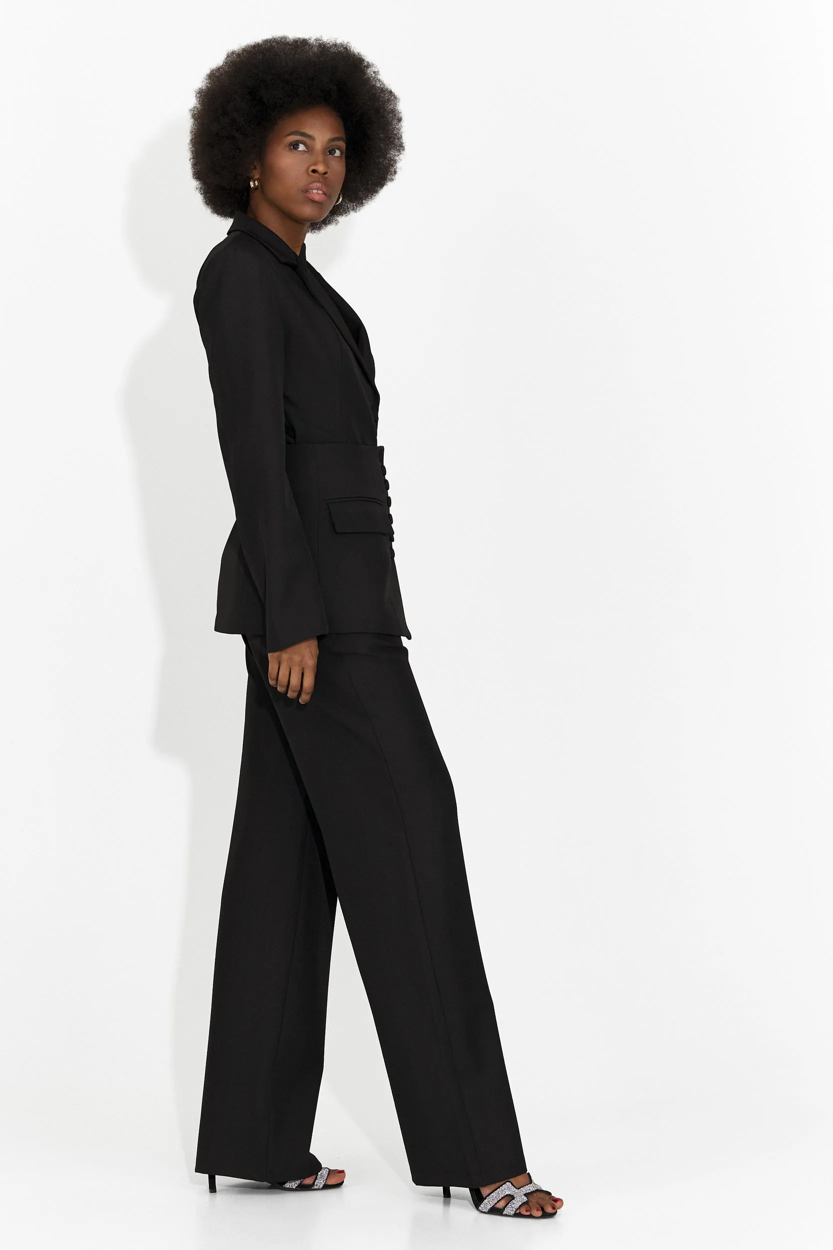 Costum dama 3 piese sacou + corset + pantaloni negru Glimena Bo sold by bogas product image thumbnail 3