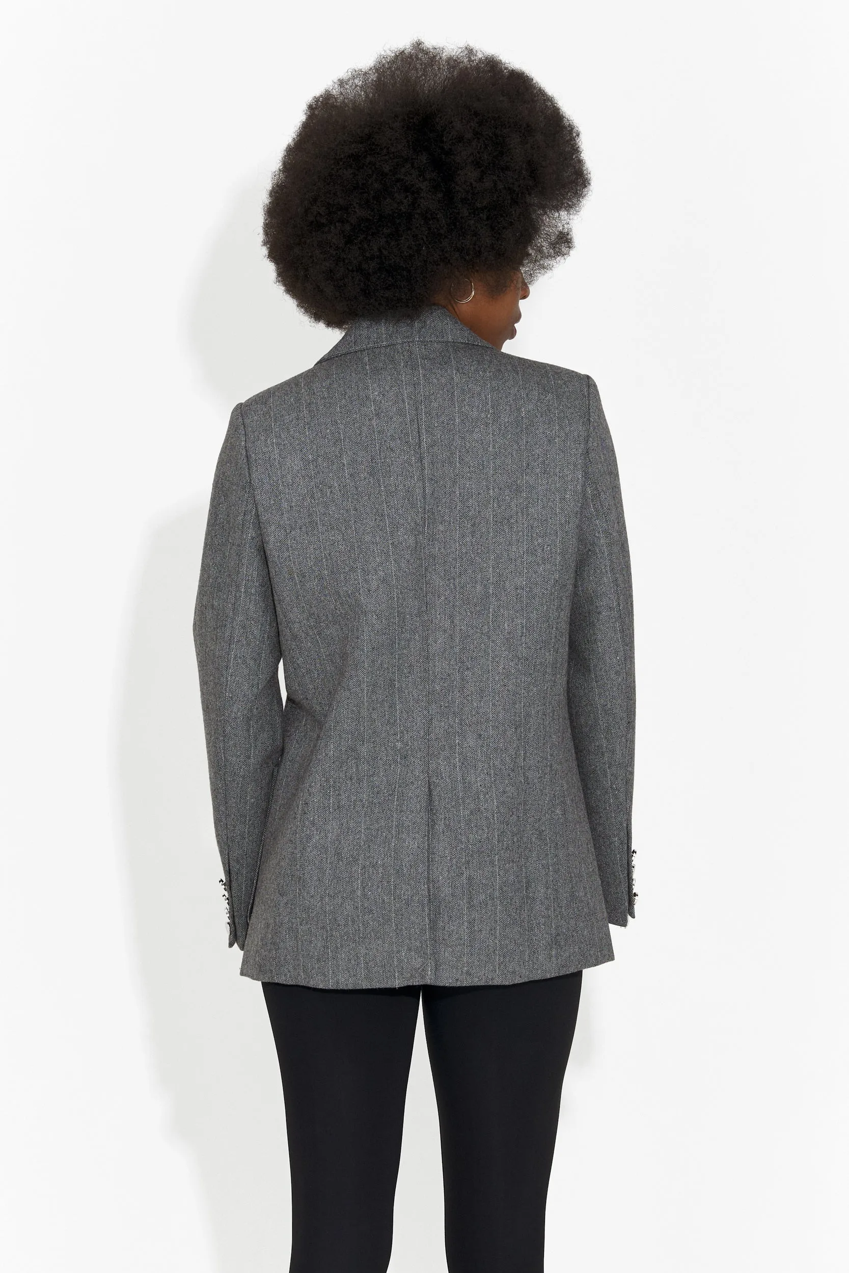 Sacou stofa elegant gri Andela Bogas sold by bogas product image thumbnail 4