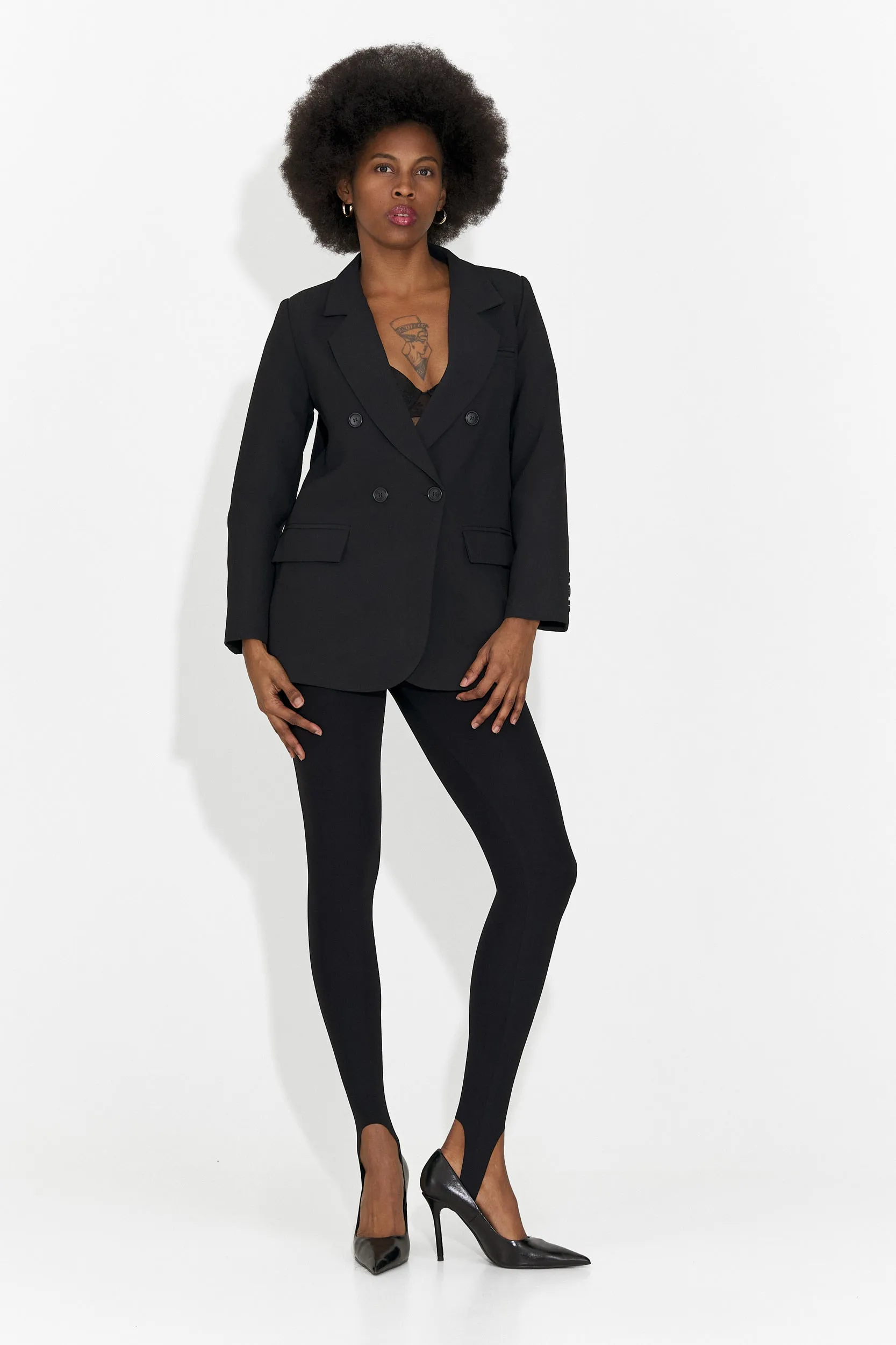 Sacou dama elegant negru Andrea Bogas sold by bogas product image thumbnail 3