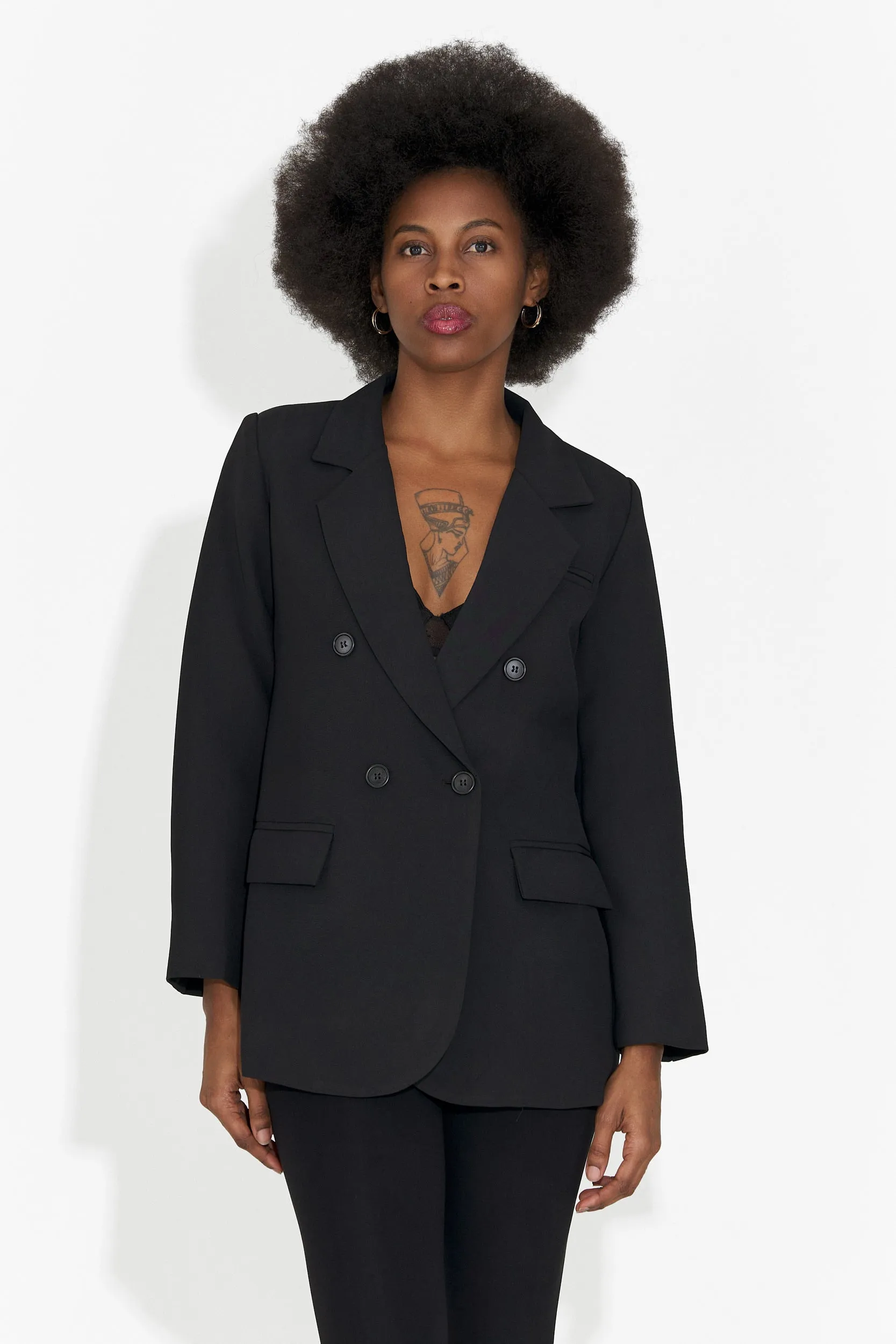Sacou dama elegant negru Andrea Bogas sold by bogas product image thumbnail 4