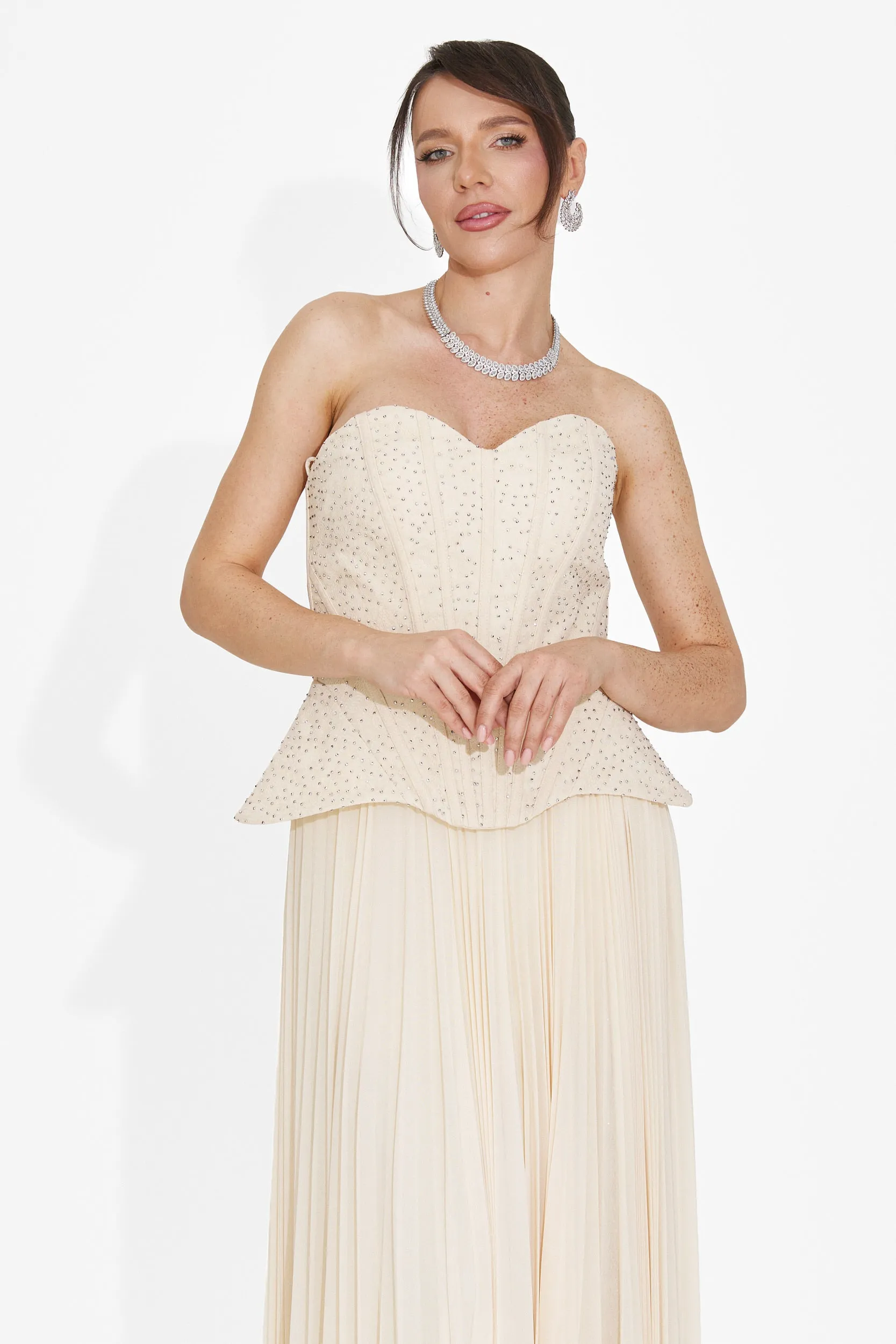 Rochie dama lunga bej Mivea Bogas sold by bogas product image thumbnail 3