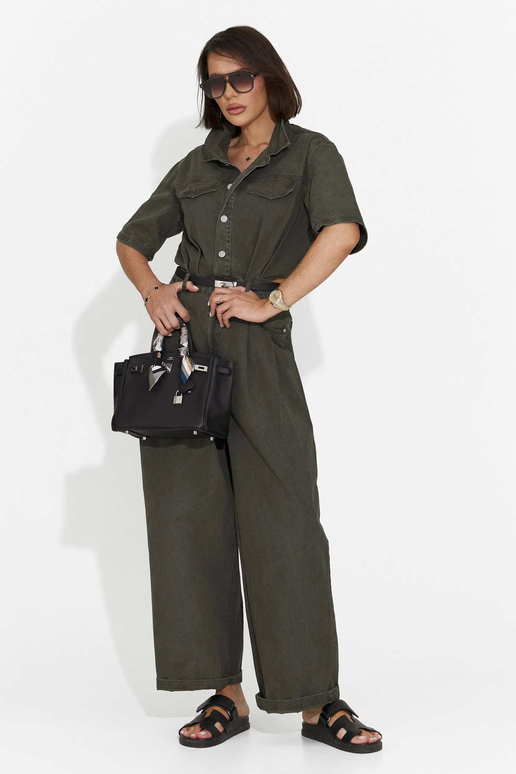 Salopeta dama casual kaki Ayeria Bogas sold by bogas product image thumbnail 4