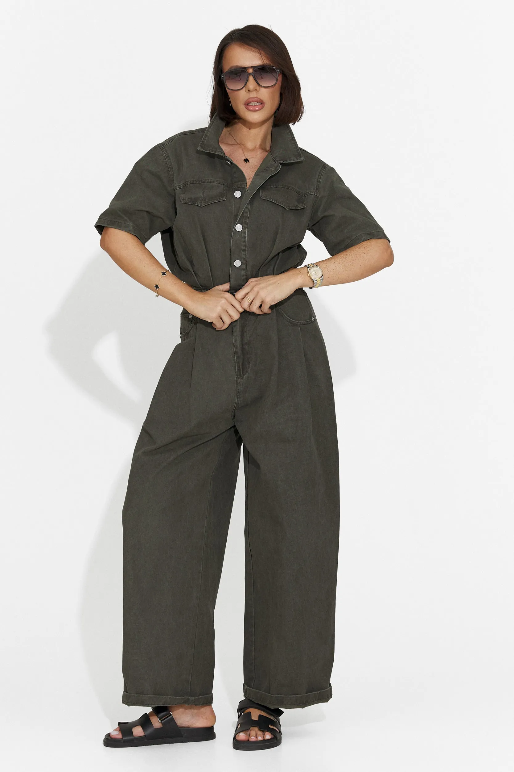 Salopeta dama casual kaki Ayeria Bogas sold by bogas product image thumbnail 5