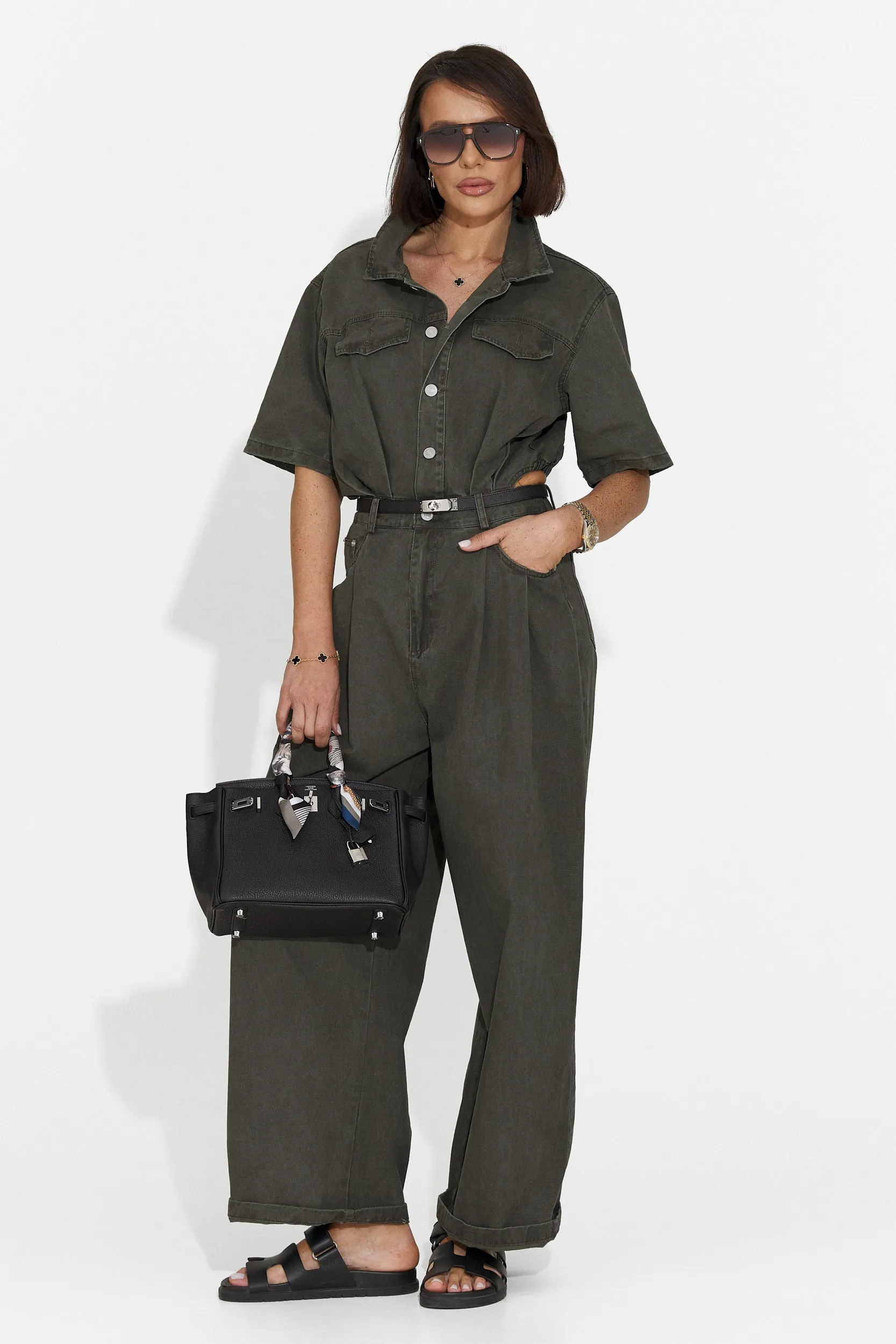 Salopeta dama casual kaki Ayeria Bogas sold by bogas product image thumbnail 3