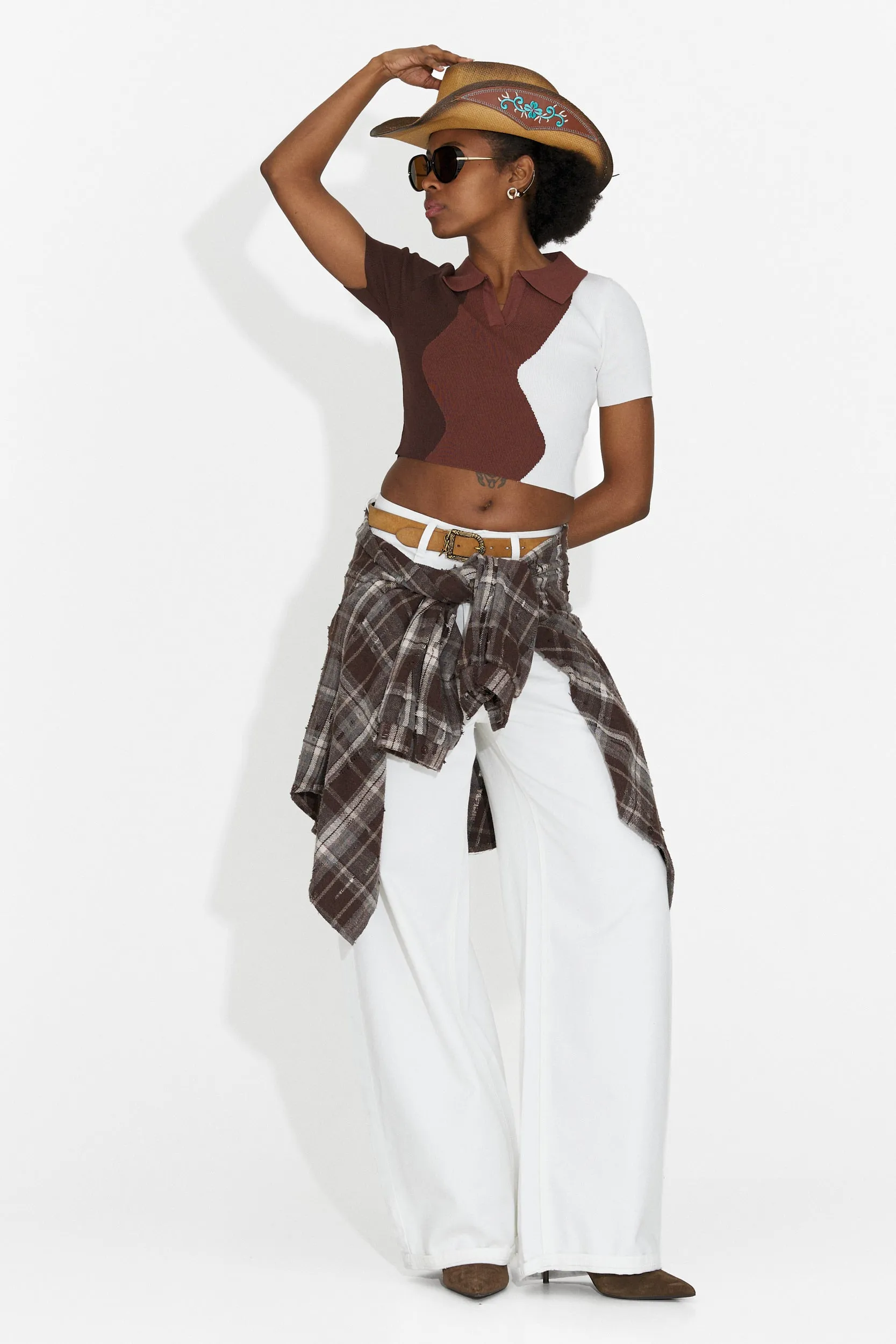 Tricou dama casual maro Oniana Bogas sold by bogas product image thumbnail 4