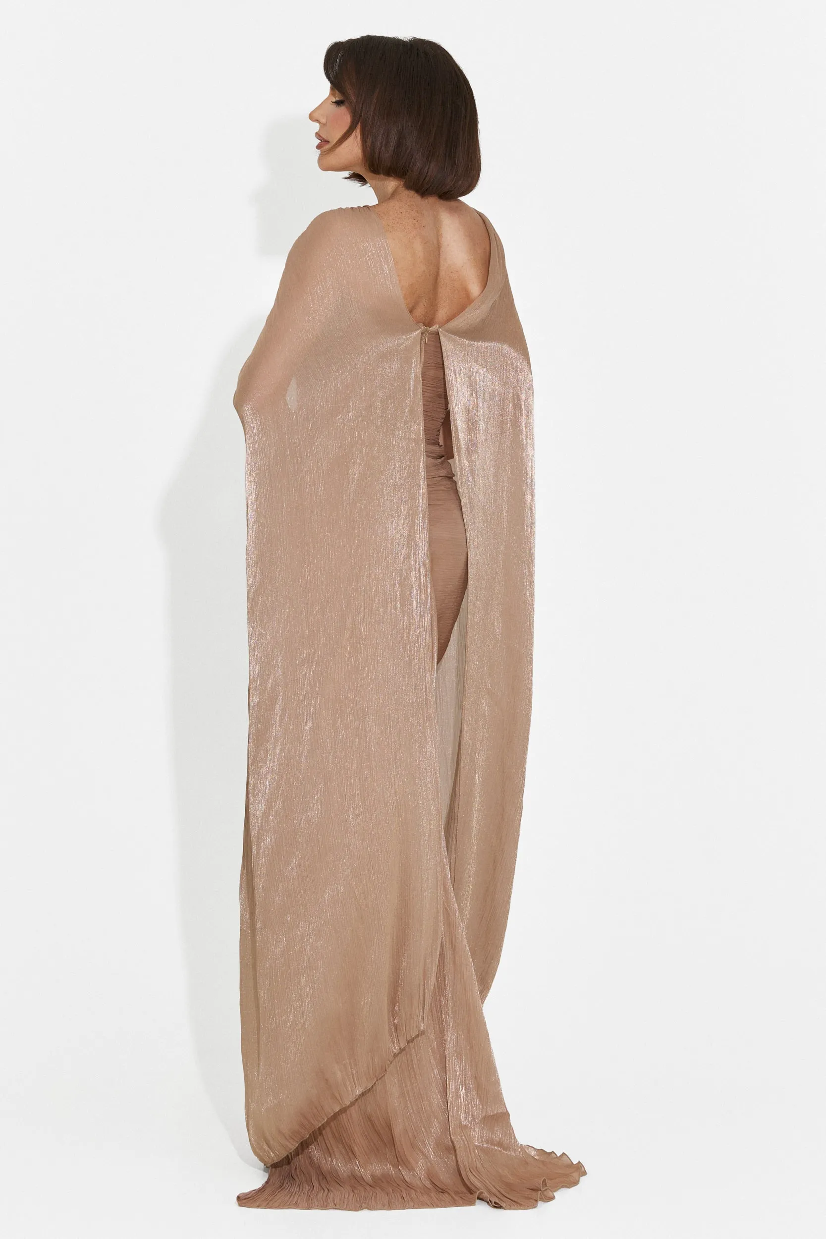 Rochie dama lunga bej Greta Bogas sold by bogas product image thumbnail 2