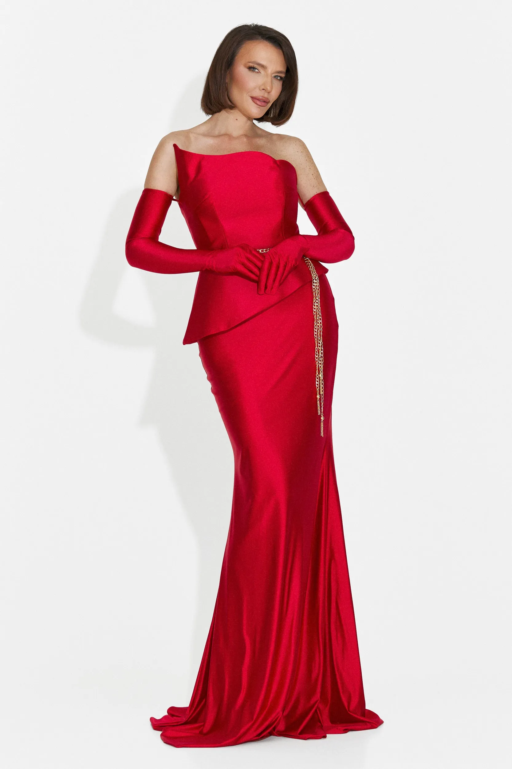 Rochie dama lunga rosie Merle Bogas sold by bogas product image thumbnail 3