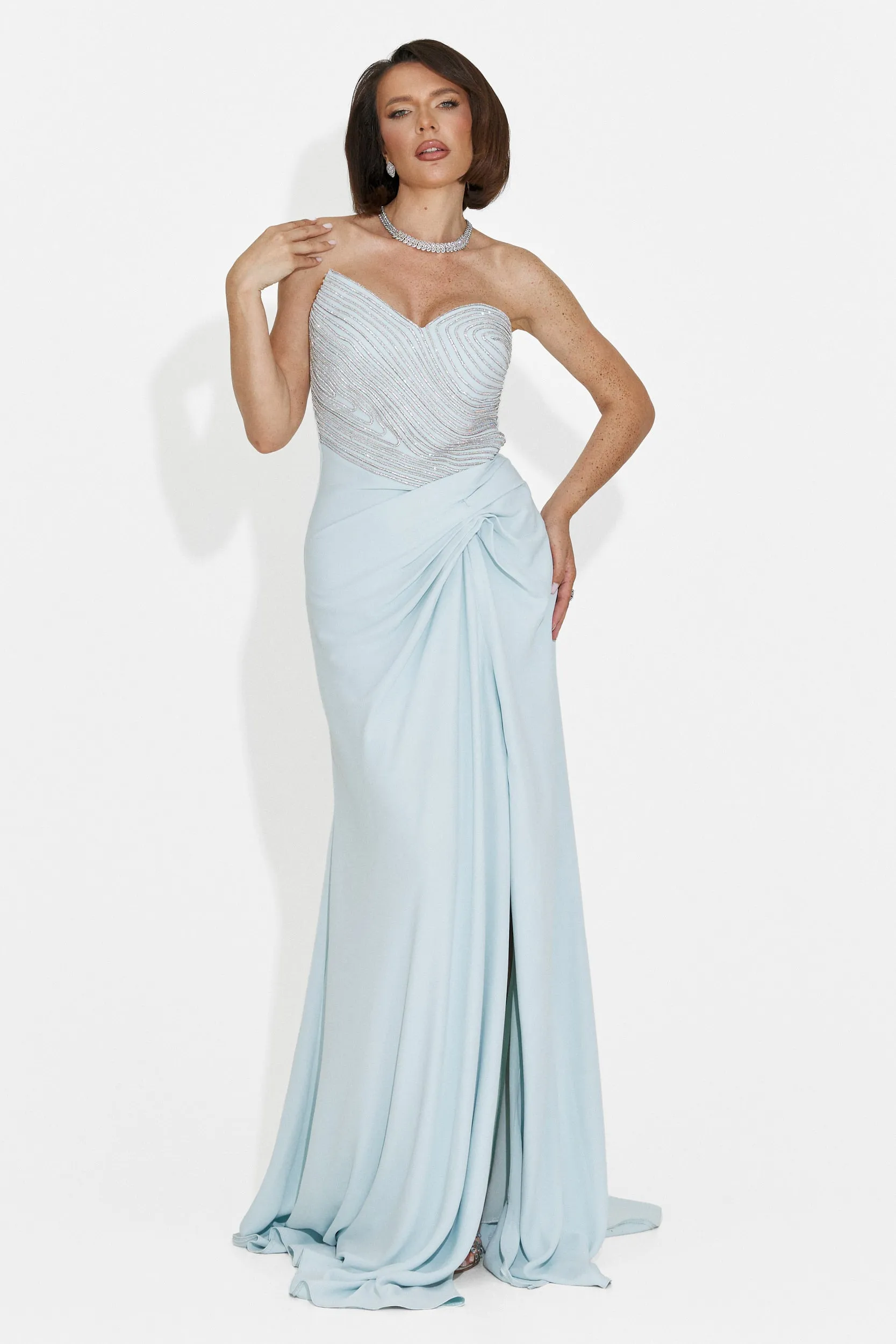 Rochie dama lunga bleu Jonay Bogas sold by bogas product image thumbnail 5