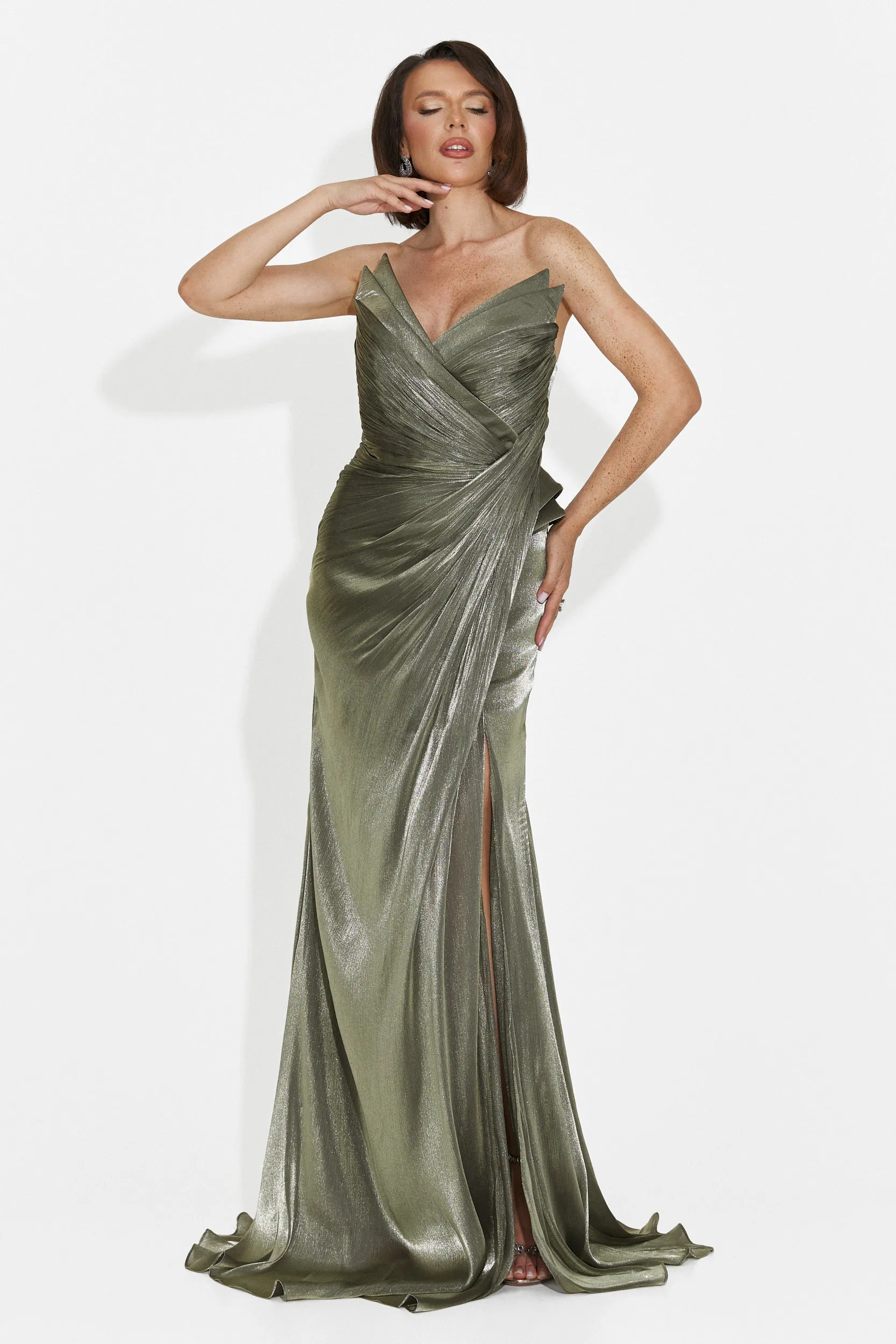 Rochie dama lunga kaki Tilda Bogas sold by bogas product image thumbnail 5