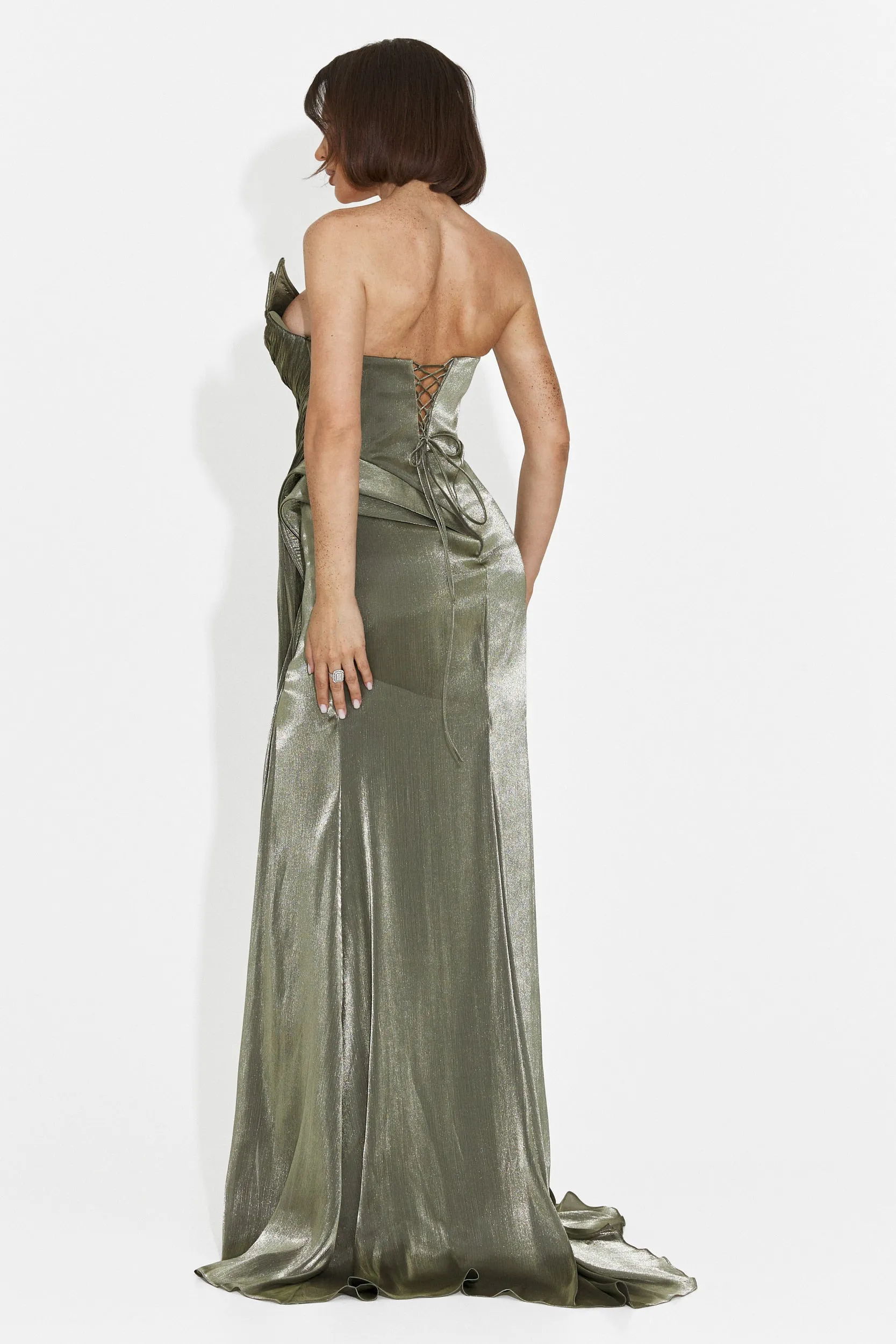 Rochie dama lunga kaki Tilda Bogas sold by bogas product image thumbnail 2