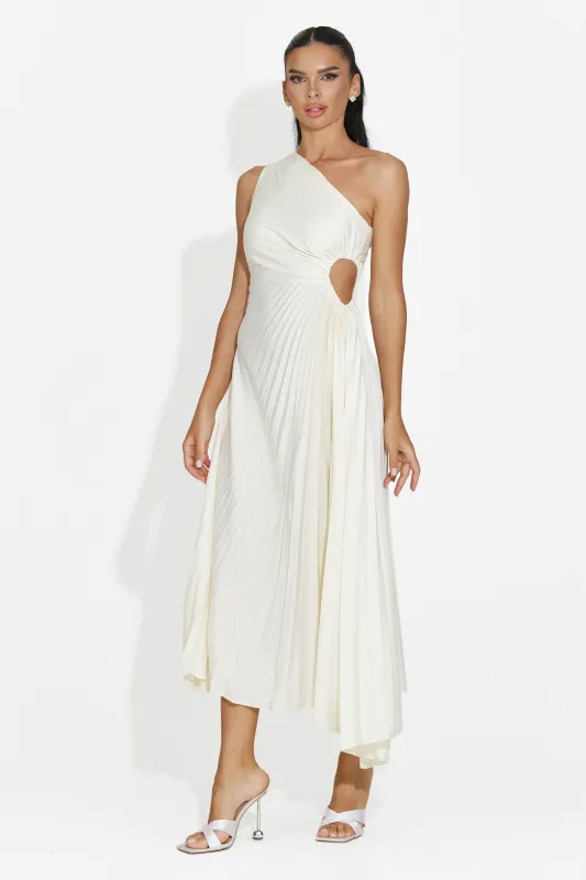 Rochie dama scurta galbena Delimia Bogas made by bogas