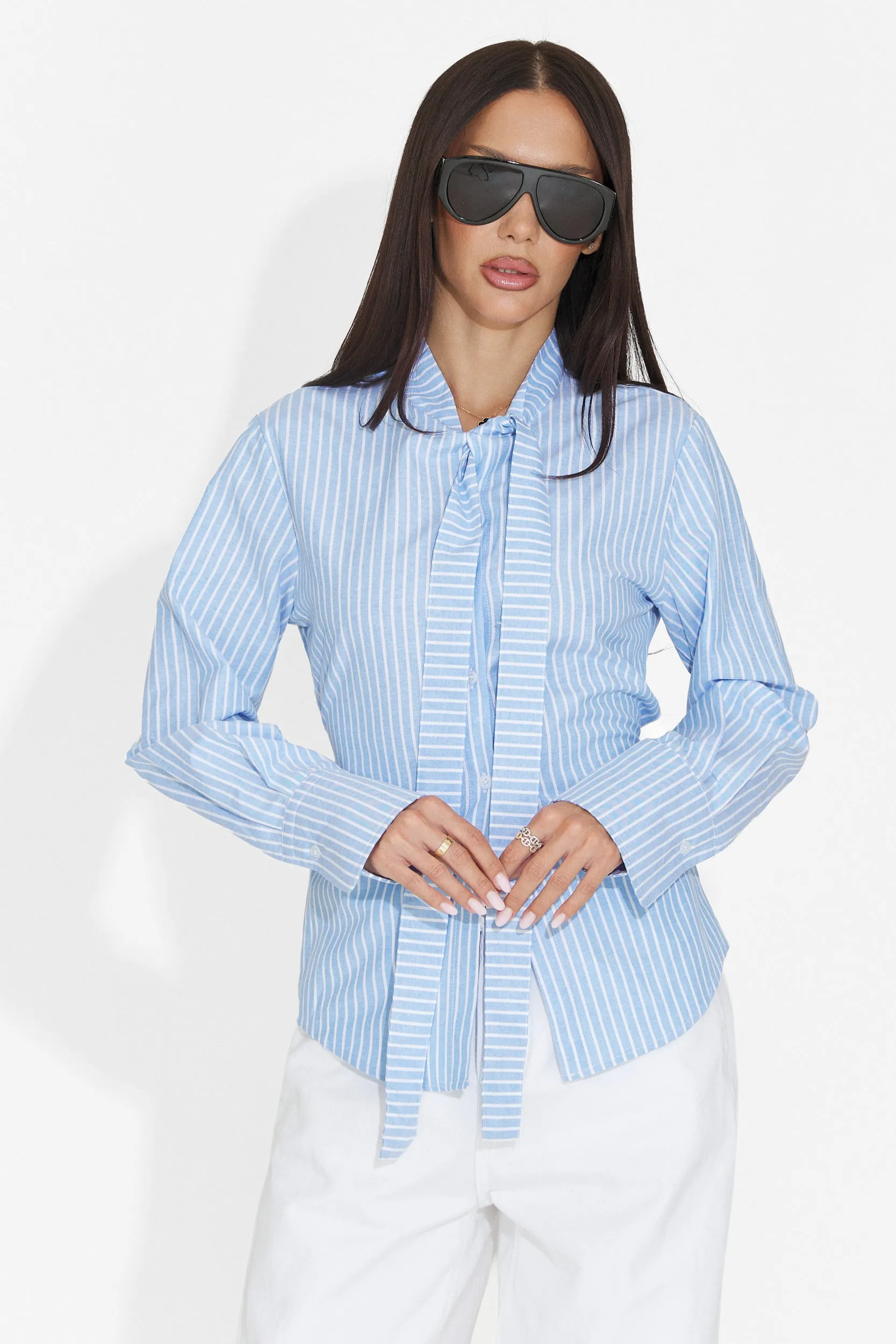 Camasa dama casual bleu Radience Bogas sold by bogas product image thumbnail 3