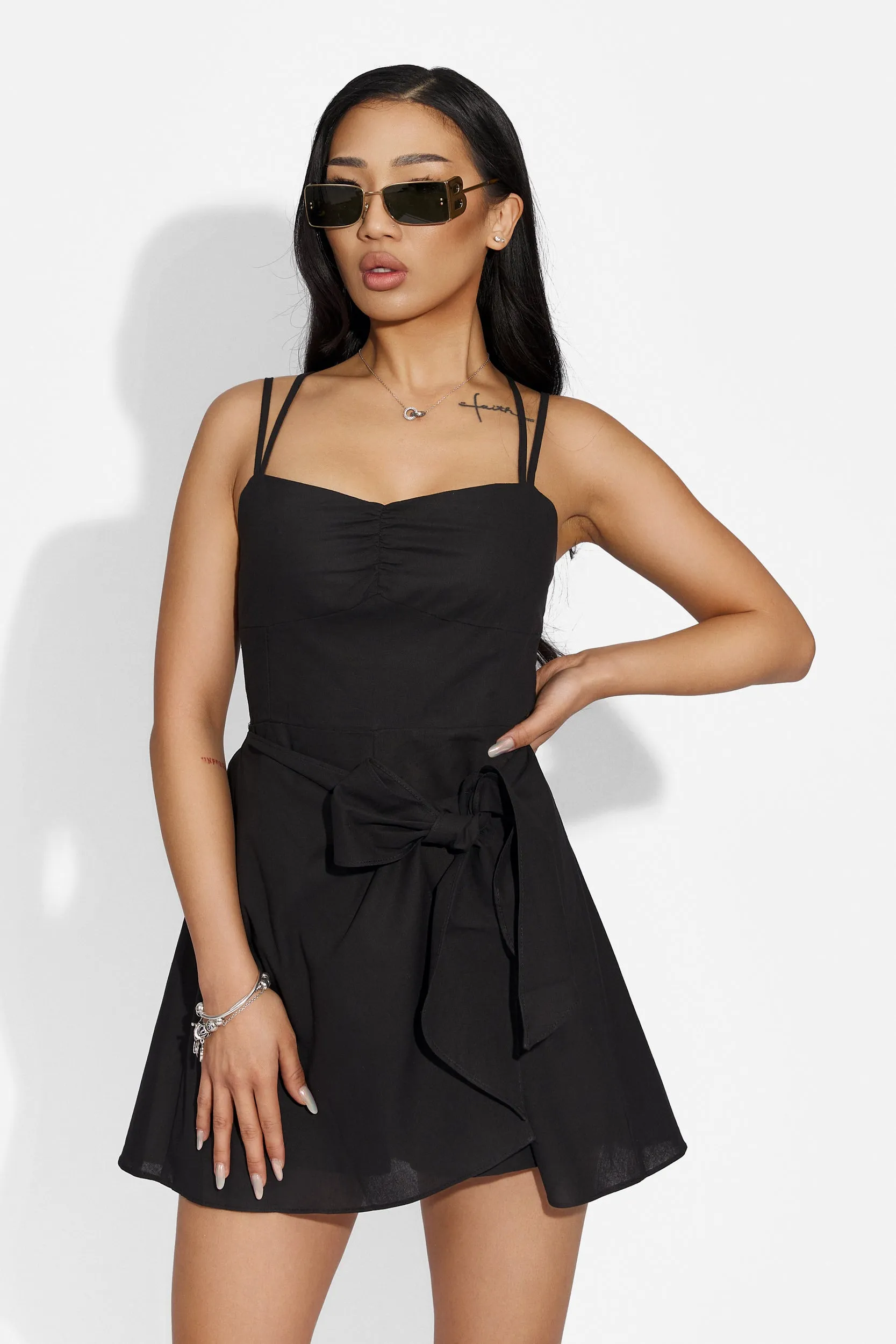 Rochie dama scurta neagra Camelea Bogas sold by bogas