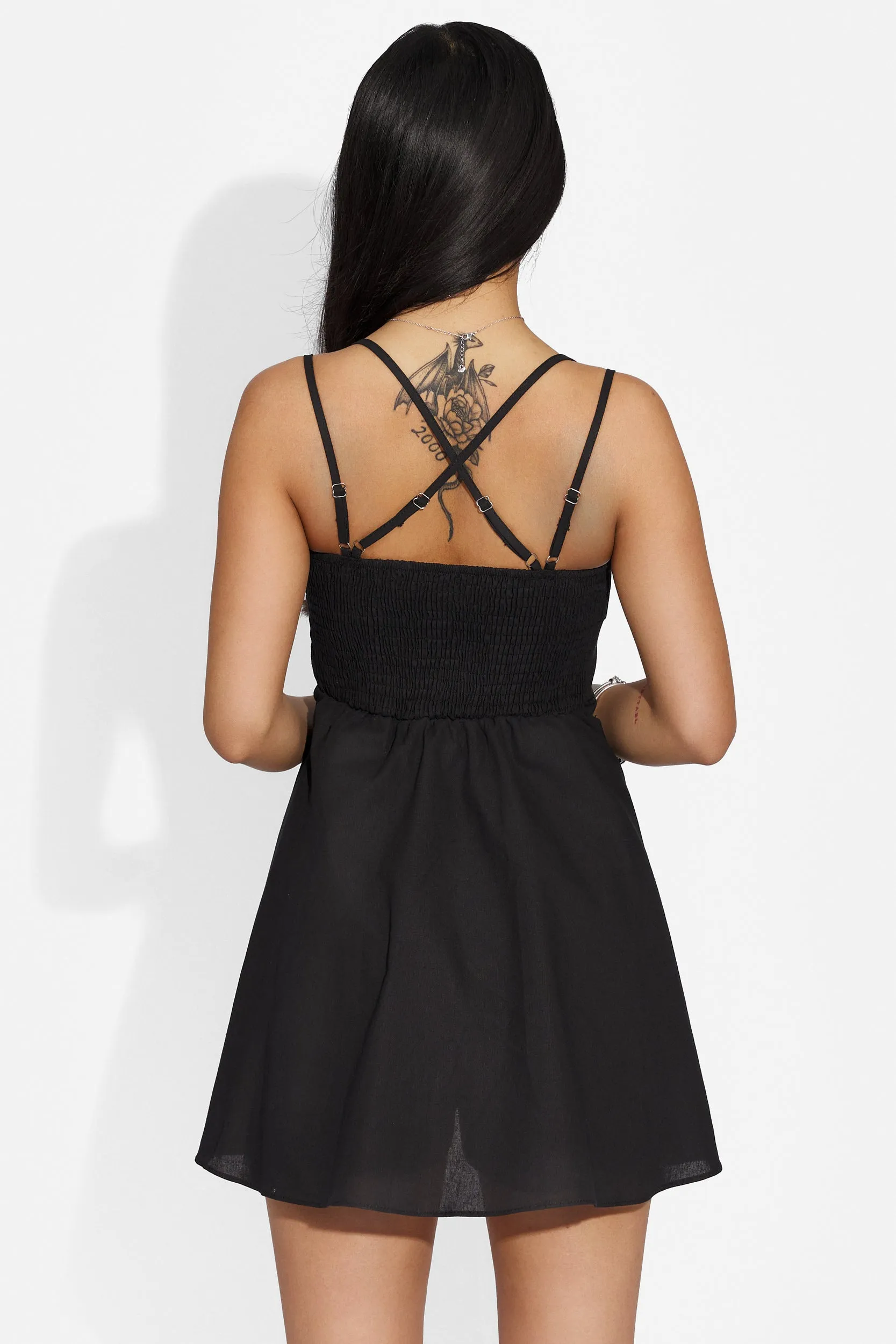 Rochie dama scurta neagra Camelea Bogas sold by bogas product image thumbnail 2