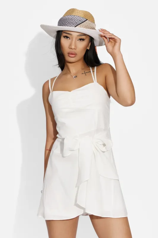 Rochie dama scurta alba Hirtysa Bogas sold by bogas