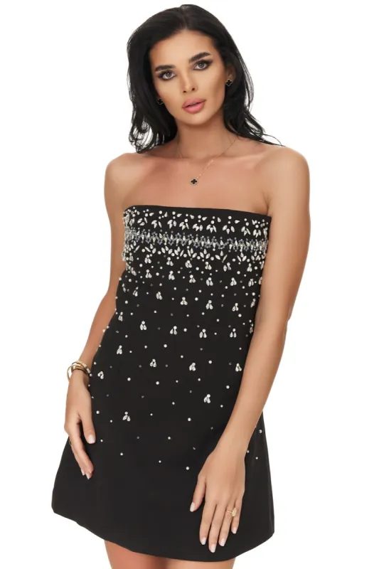 Rochie dama scurta neagra Lasemy Bogas sold by bogas