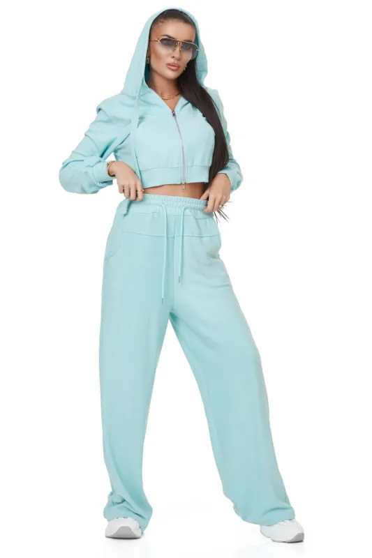 Compleu dama casual bleu Melela Bogas sold by bogas