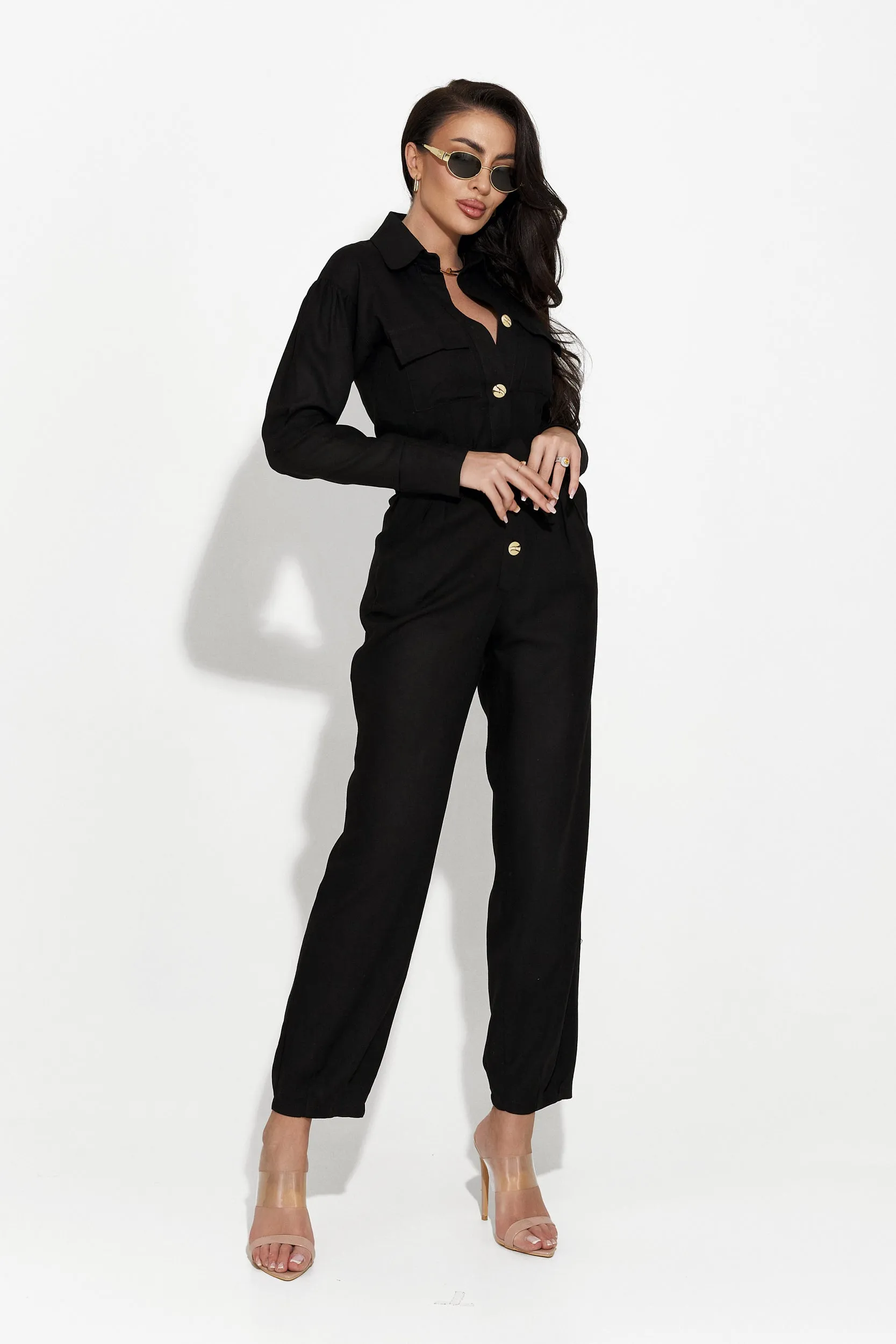 Salopeta dama casual neagra Ventasy Bogas sold by bogas