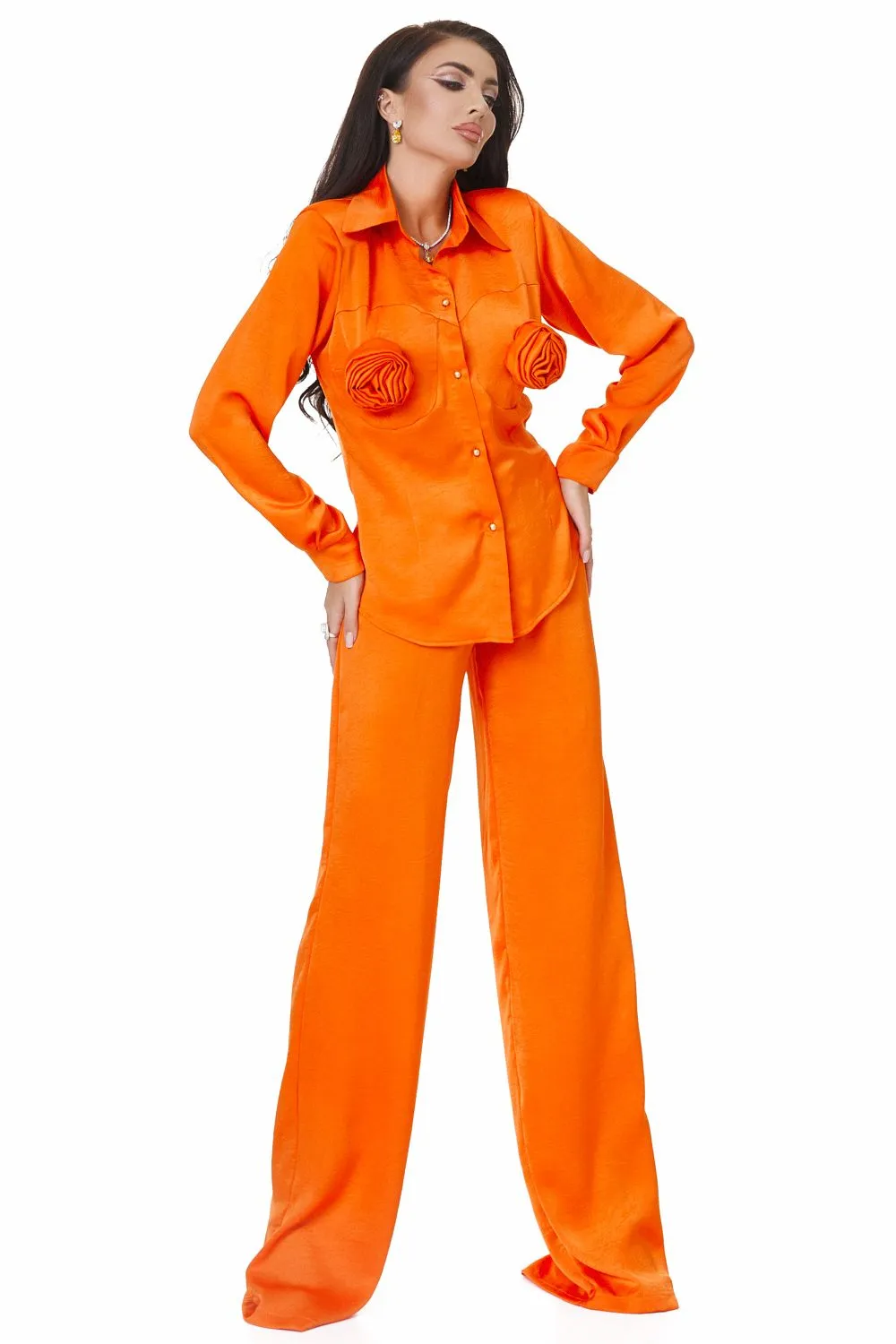 Compleu dama elegant portocaliu Byscona Bogas sold by bogas product image thumbnail 2