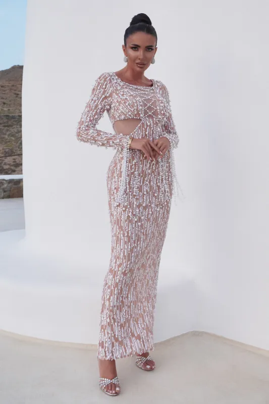 Rochie dama lunga alba Brugas Bogas sold by bogas