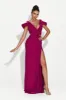 Rochie dama lunga fucsia Soley Bogas sold by bogas