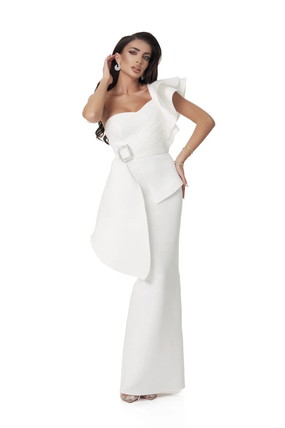 Rochie dama lunga alba Jody Bogas sold by bogas product image thumbnail 4