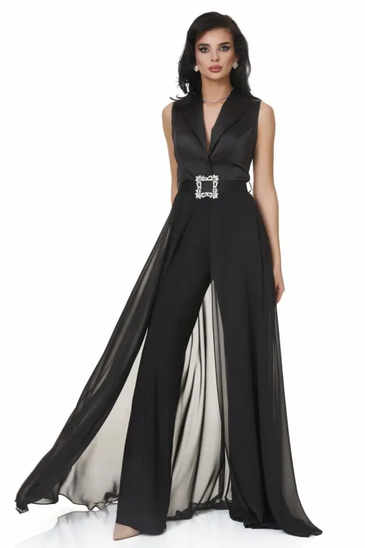 Salopeta dama eleganta neagra Gidisa Bogas sold by bogas