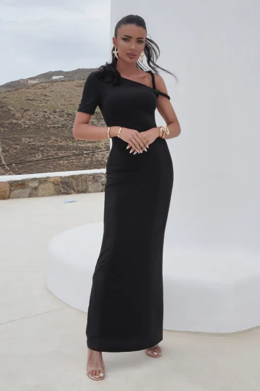 Rochie dama lunga neagra Kria Bogas sold by bogas