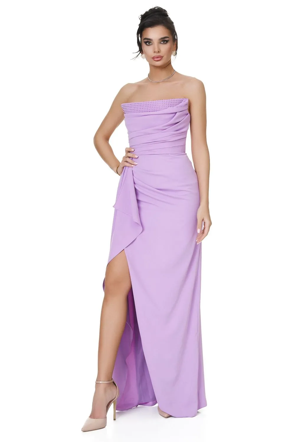 Rochie dama lunga lila Daity Bogas sold by bogas