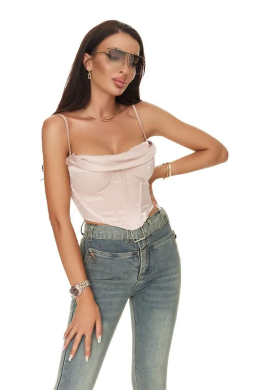 Corset dama elegant bej Welas Bogas sold by bogas