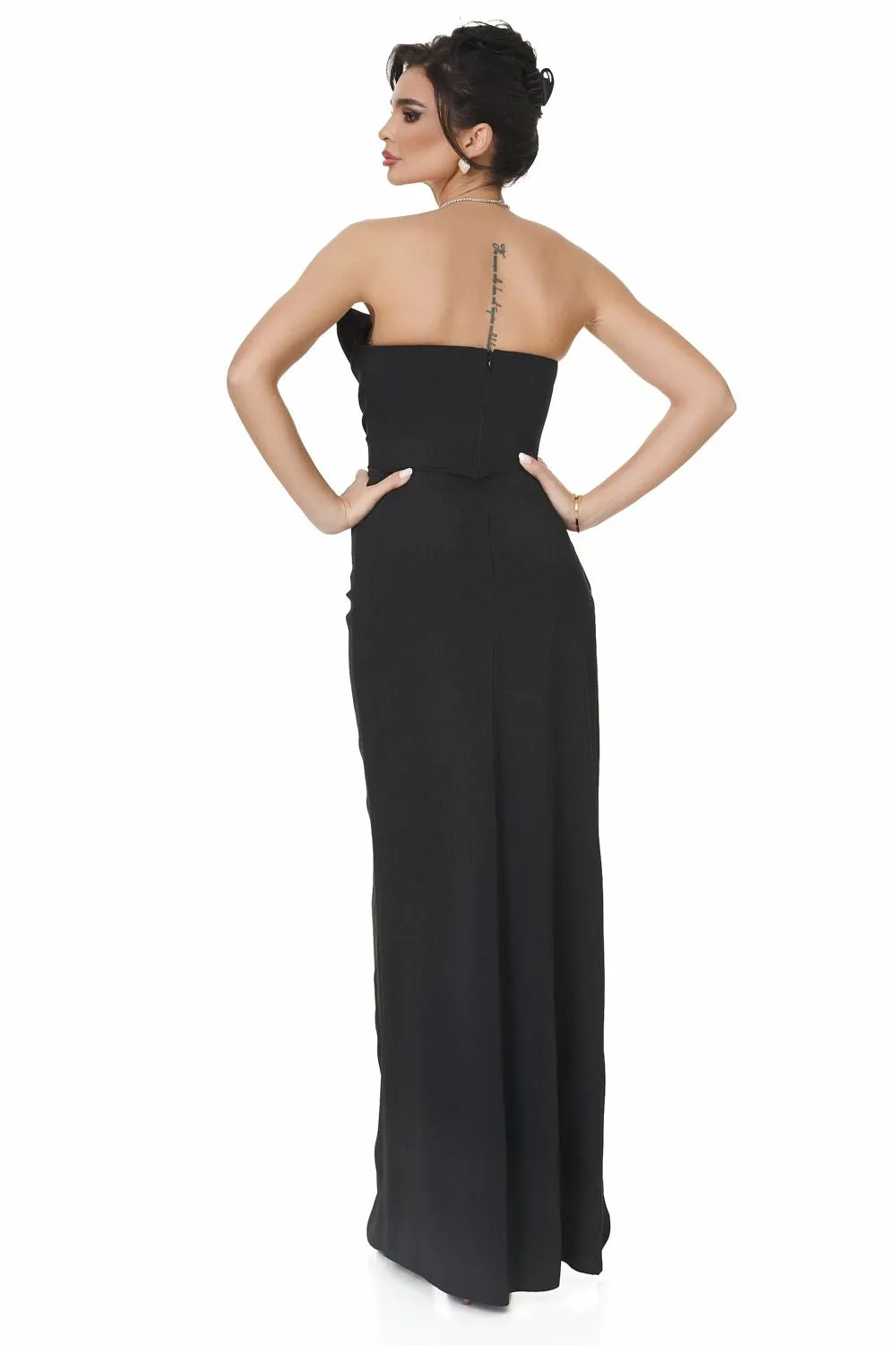 Rochie dama lunga neagra Daity Bogas sold by bogas product image thumbnail 5