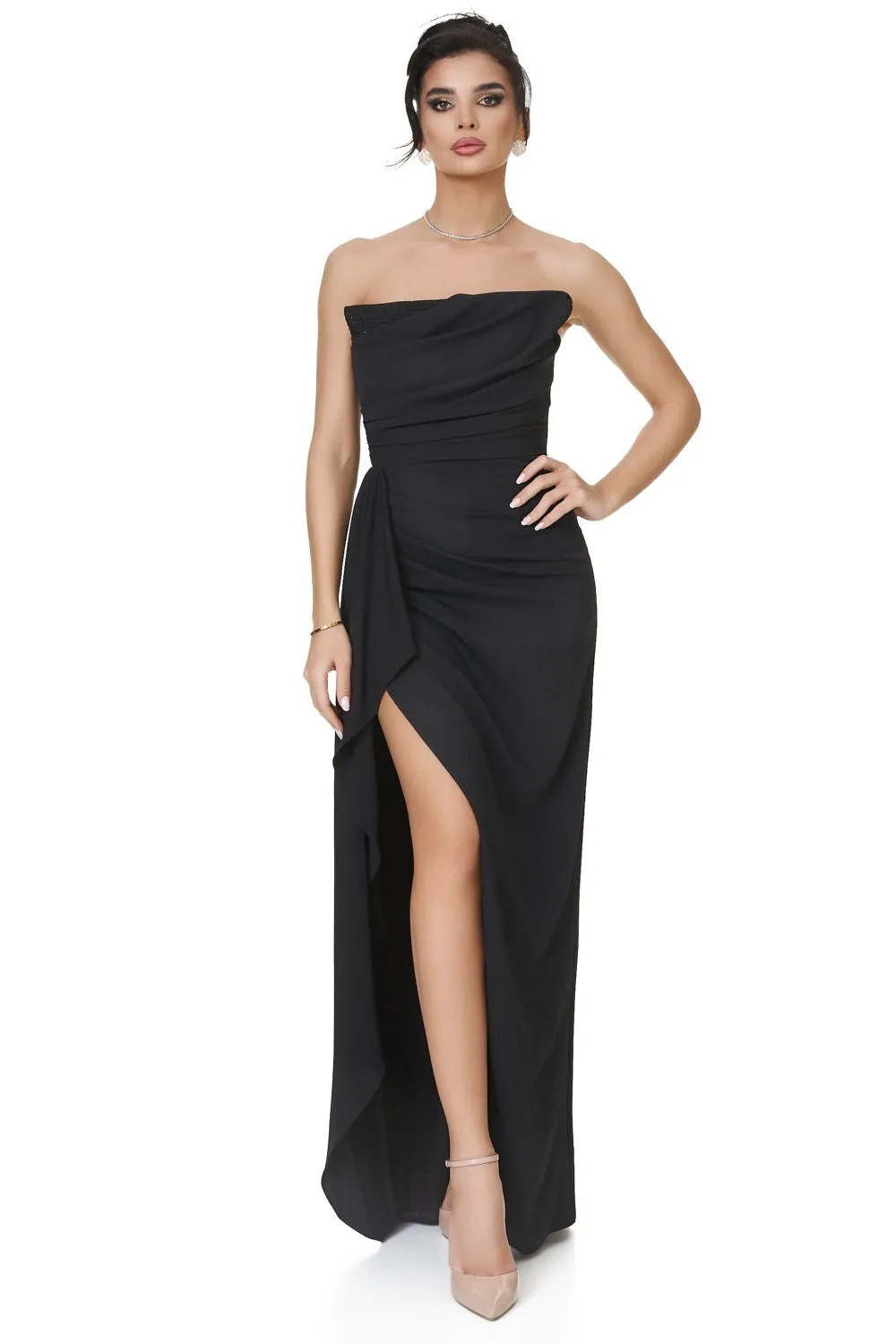 Rochie dama lunga neagra Daity Bogas sold by bogas product image thumbnail 2