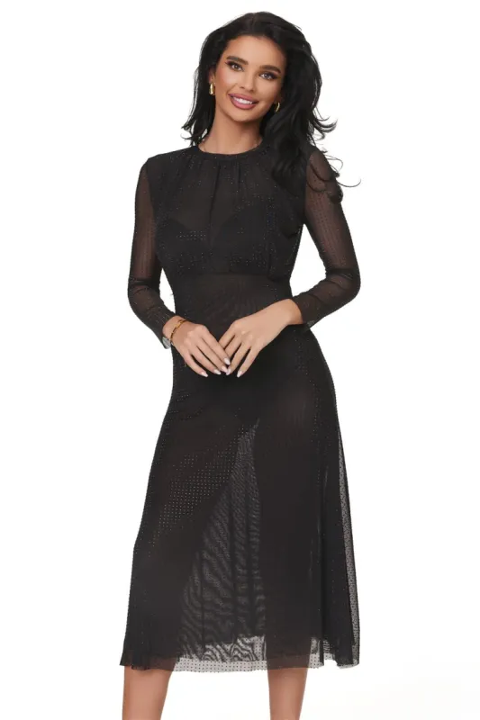 Rochie dama lunga neagra Felizias Bogas sold by bogas