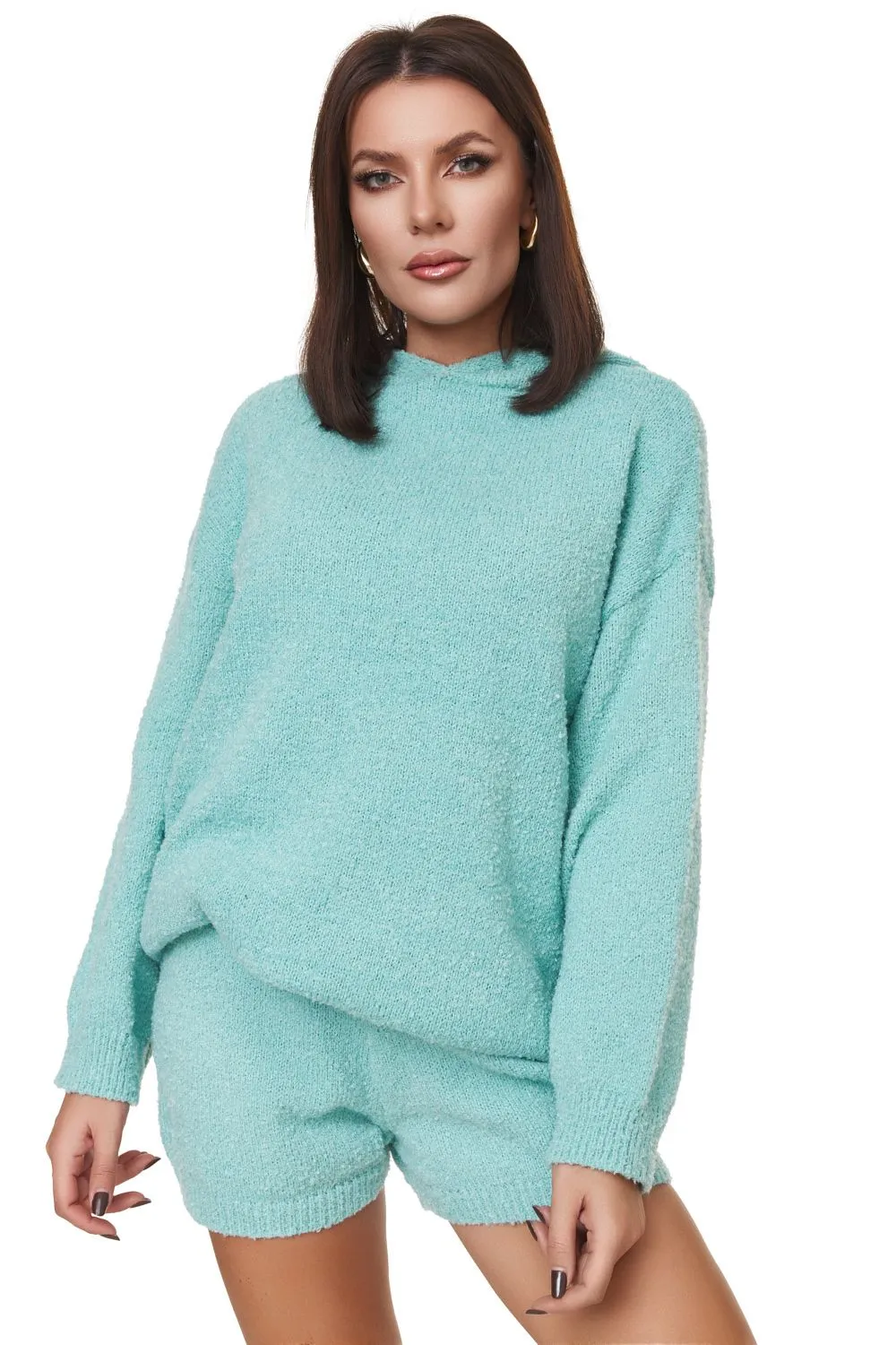 Compleu dama casual turcoaz Cajia Bogas sold by bogas