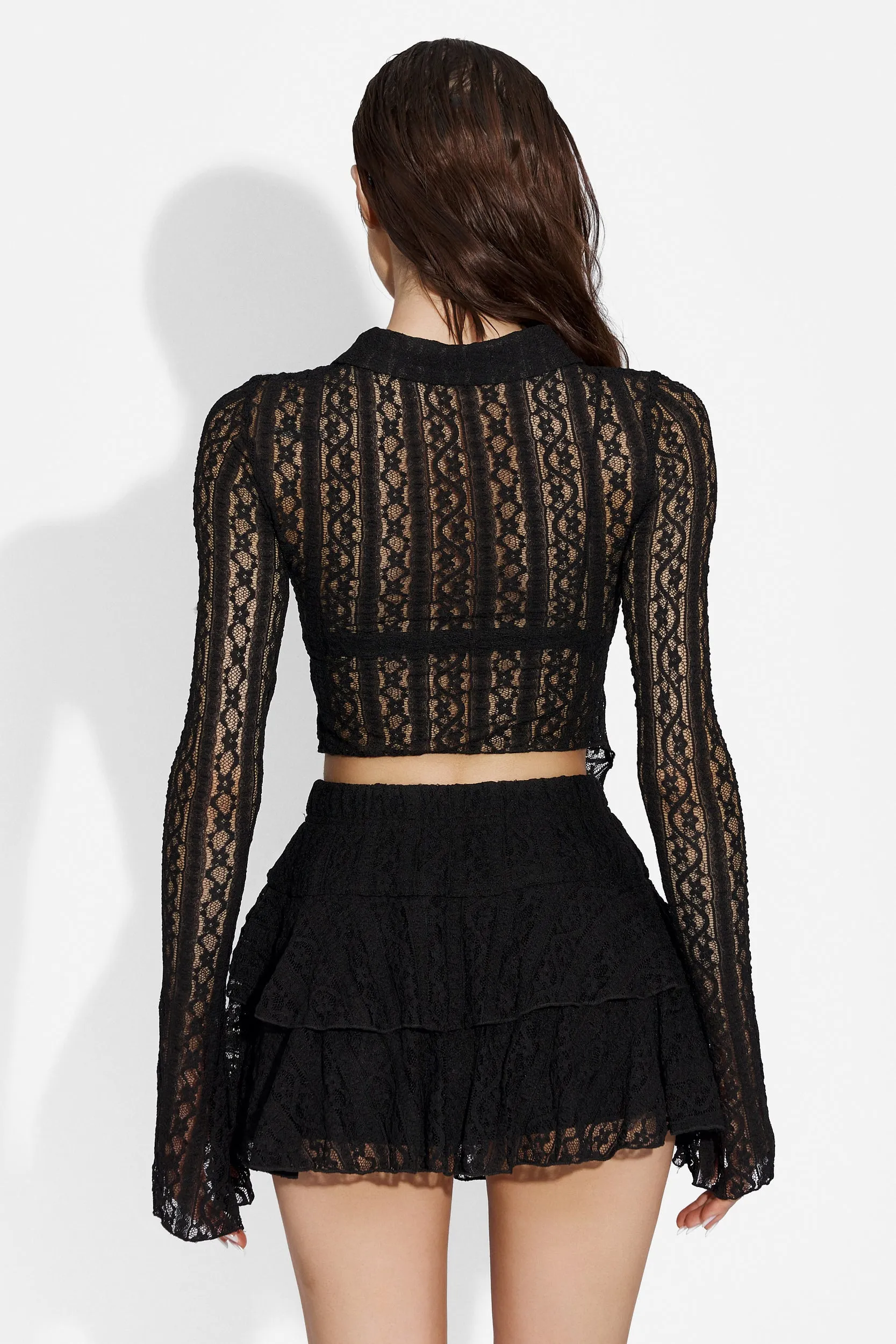 Compleu cu fusta dama elegant negru Teleajens Bogas sold by bogas product image thumbnail 2