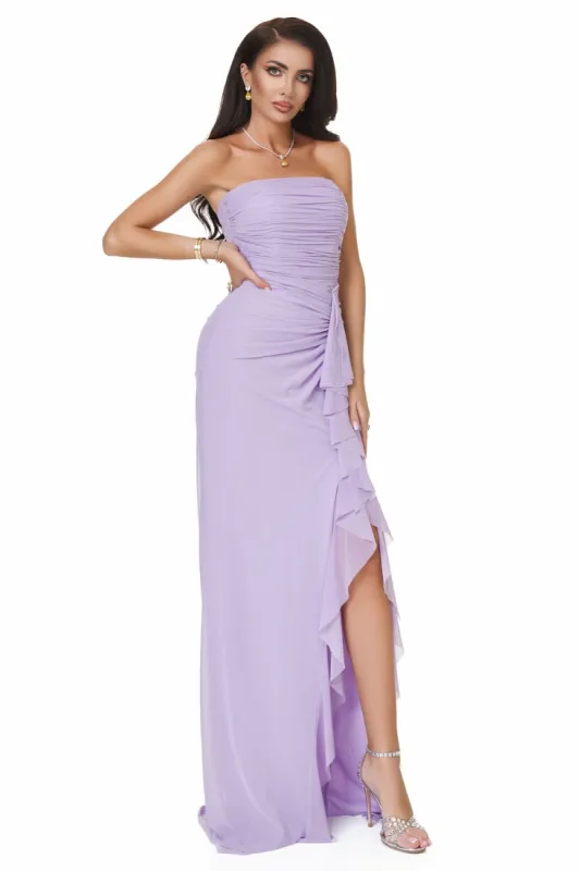 Rochie dama lunga lila Petynina Bogas sold by bogas