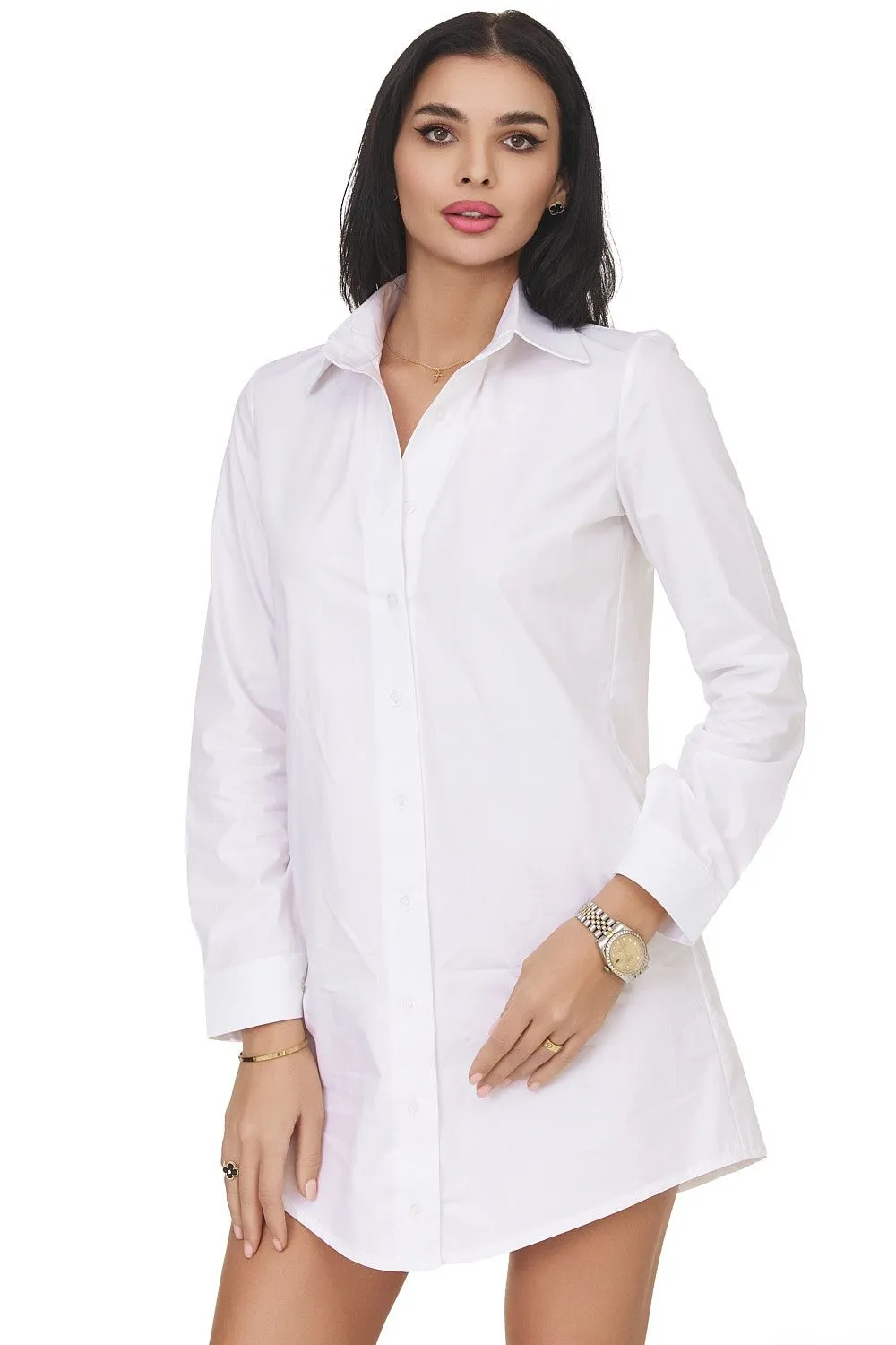 Camasa dama eleganta alba Sinesia Bogas sold by bogas