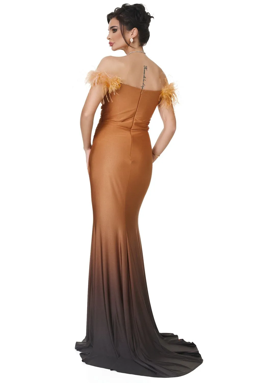 Rochie dama lunga maro Besama Bogas sold by bogas product image thumbnail 2