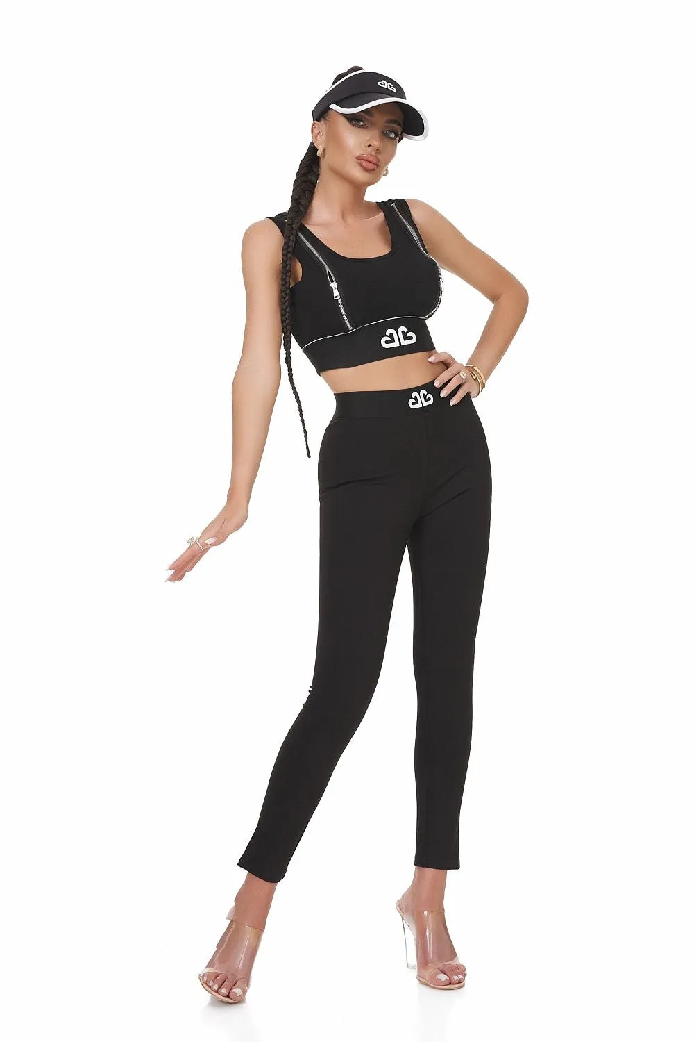 Bustiera dama casual neagra Baucis Bogas sold by bogas