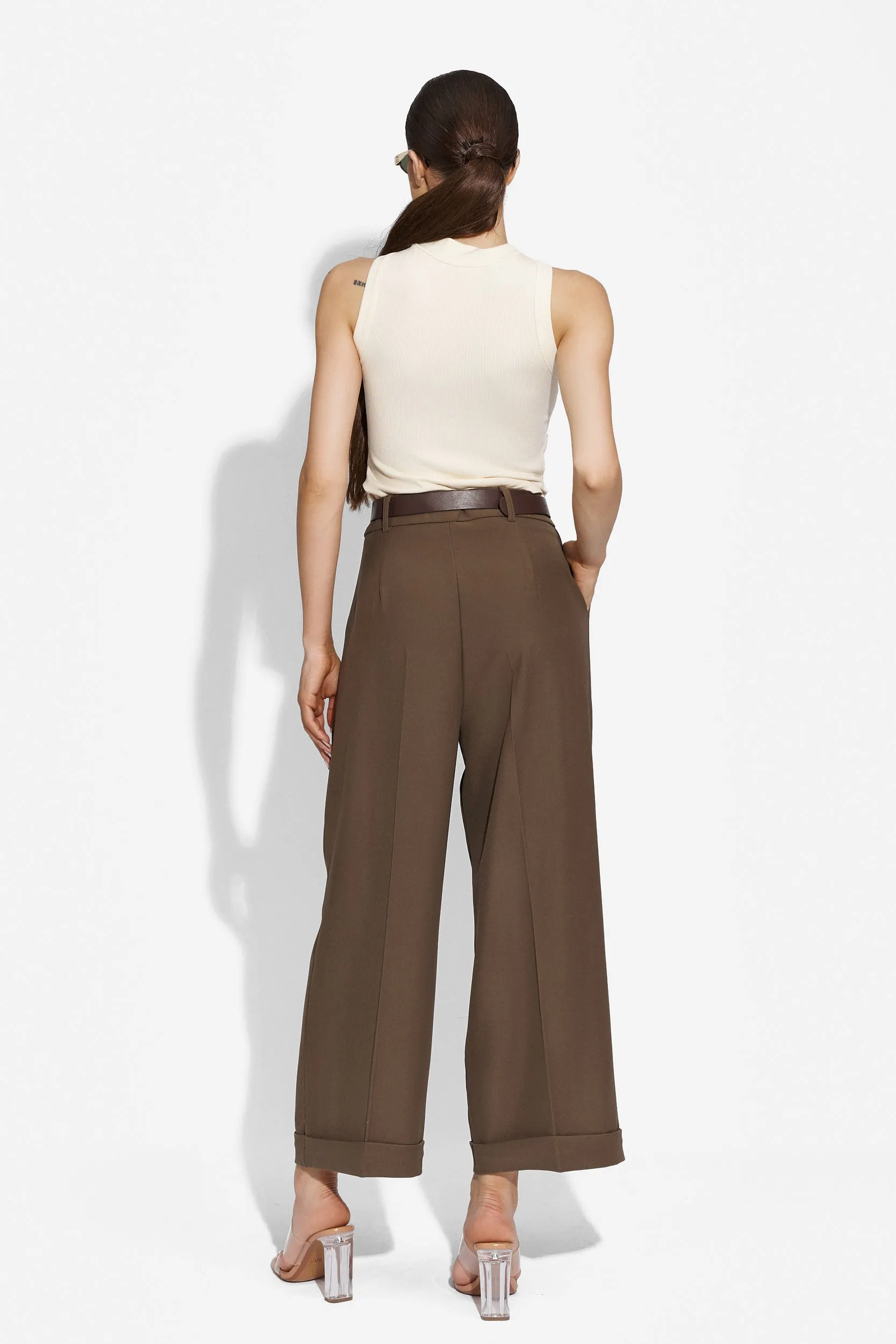 Pantaloni dama eleganti maro Apelas Bogas sold by bogas product image thumbnail 4