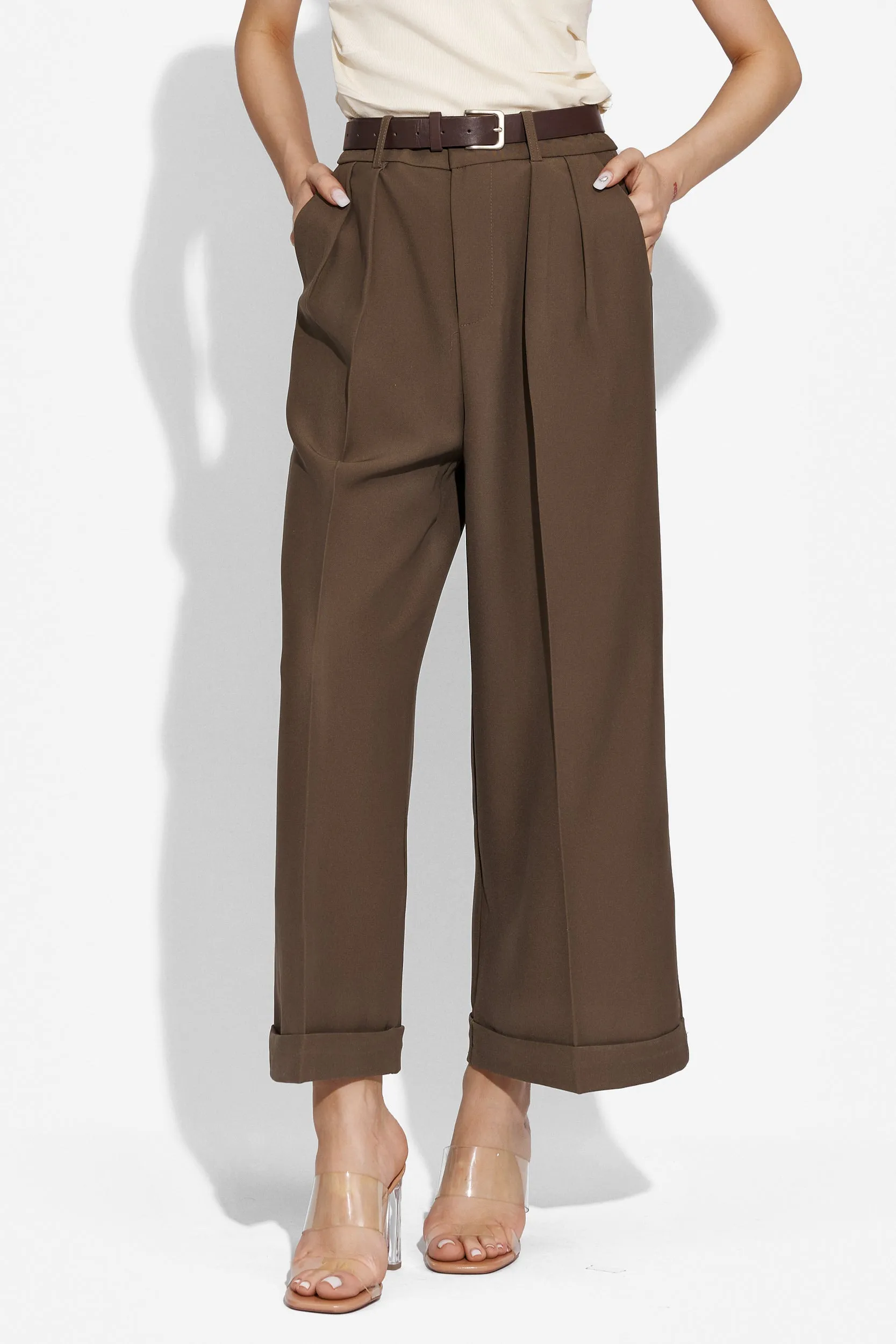 Pantaloni dama eleganti maro Apelas Bogas sold by bogas product image thumbnail 5