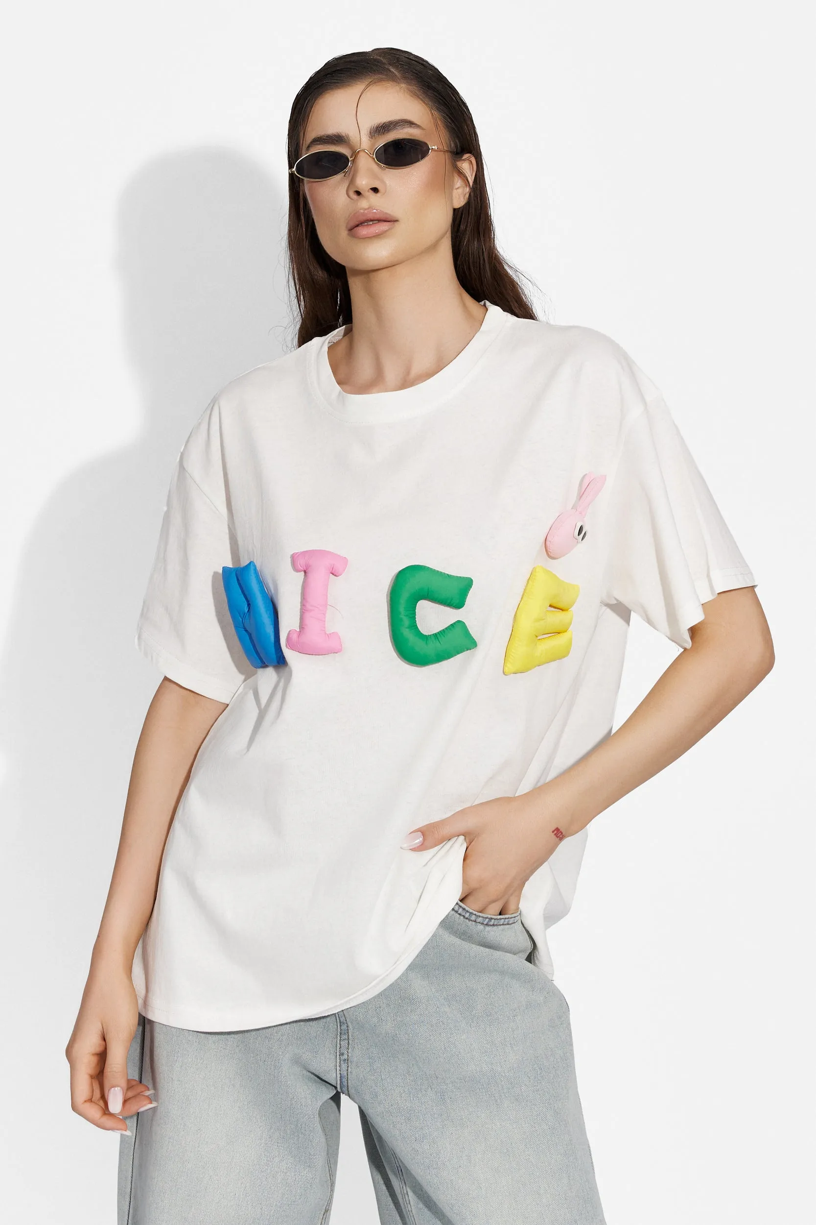 Tricou dama casual alb Adripa Bogas sold by bogas product image thumbnail 5