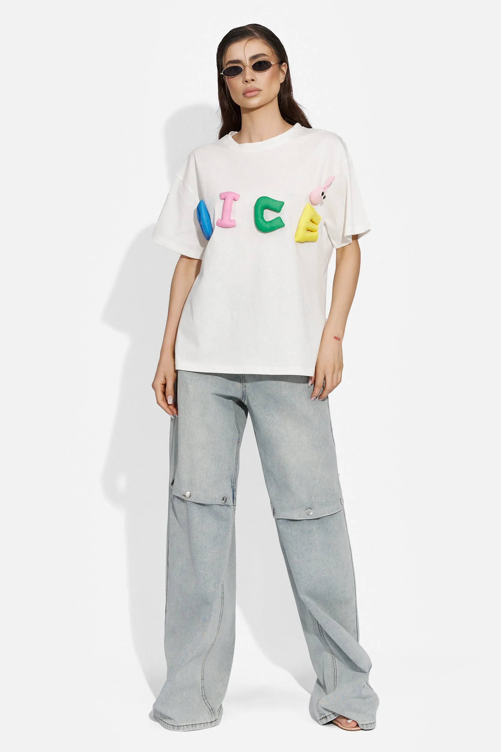 Tricou dama casual alb Adripa Bogas sold by bogas product image thumbnail 3