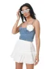 Bustiera dama casual bleu Hampshire Bogas sold by bogas
