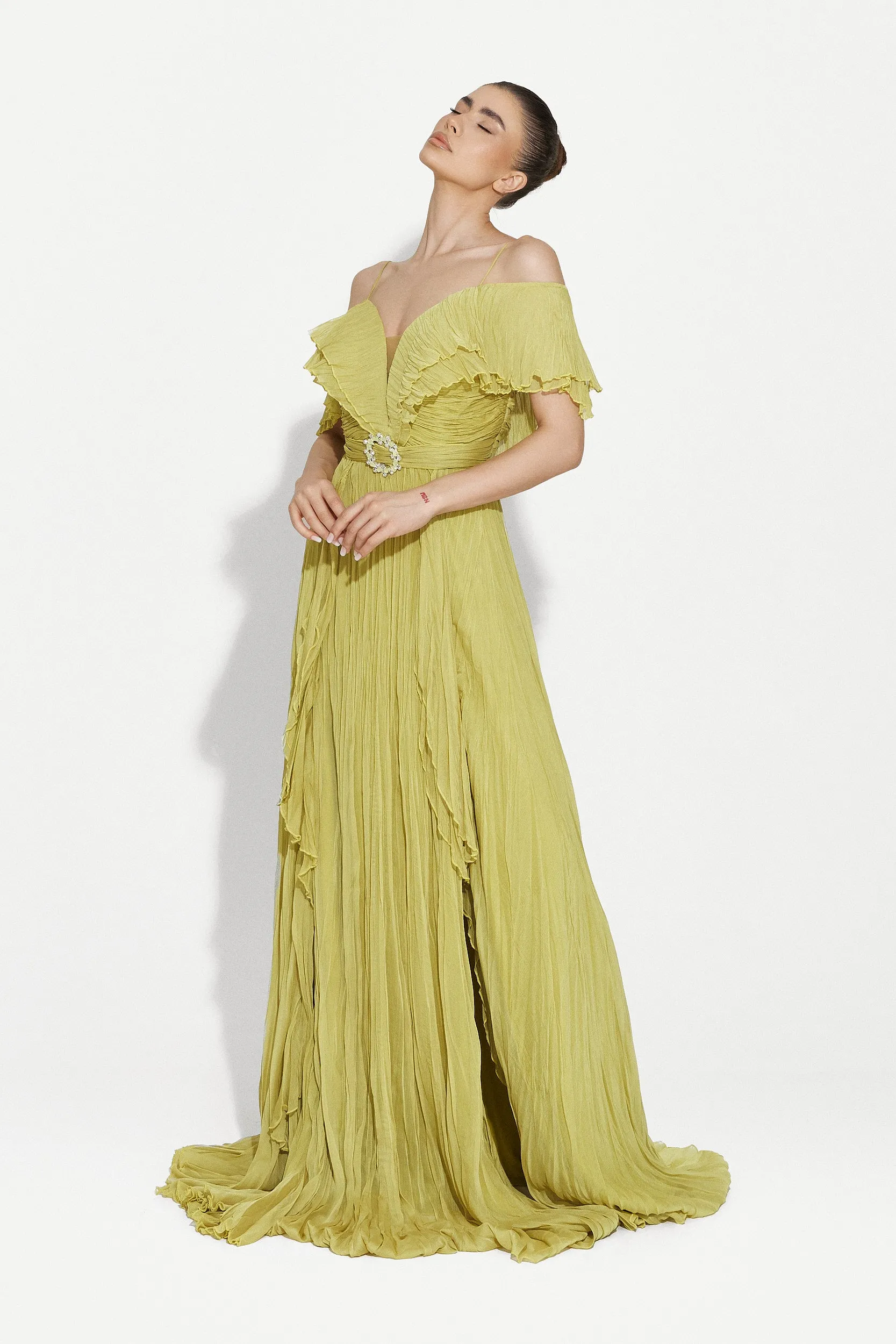 Rochie dama lunga verde Alita Bogas sold by bogas product image thumbnail 4