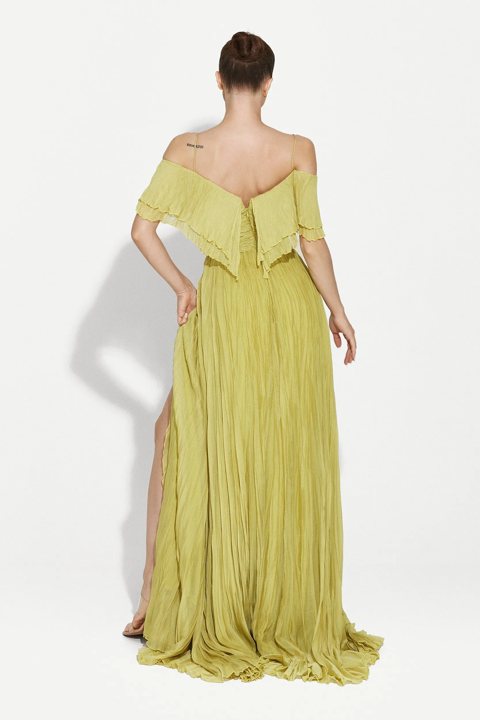 Rochie dama lunga verde Alita Bogas sold by bogas product image thumbnail 2